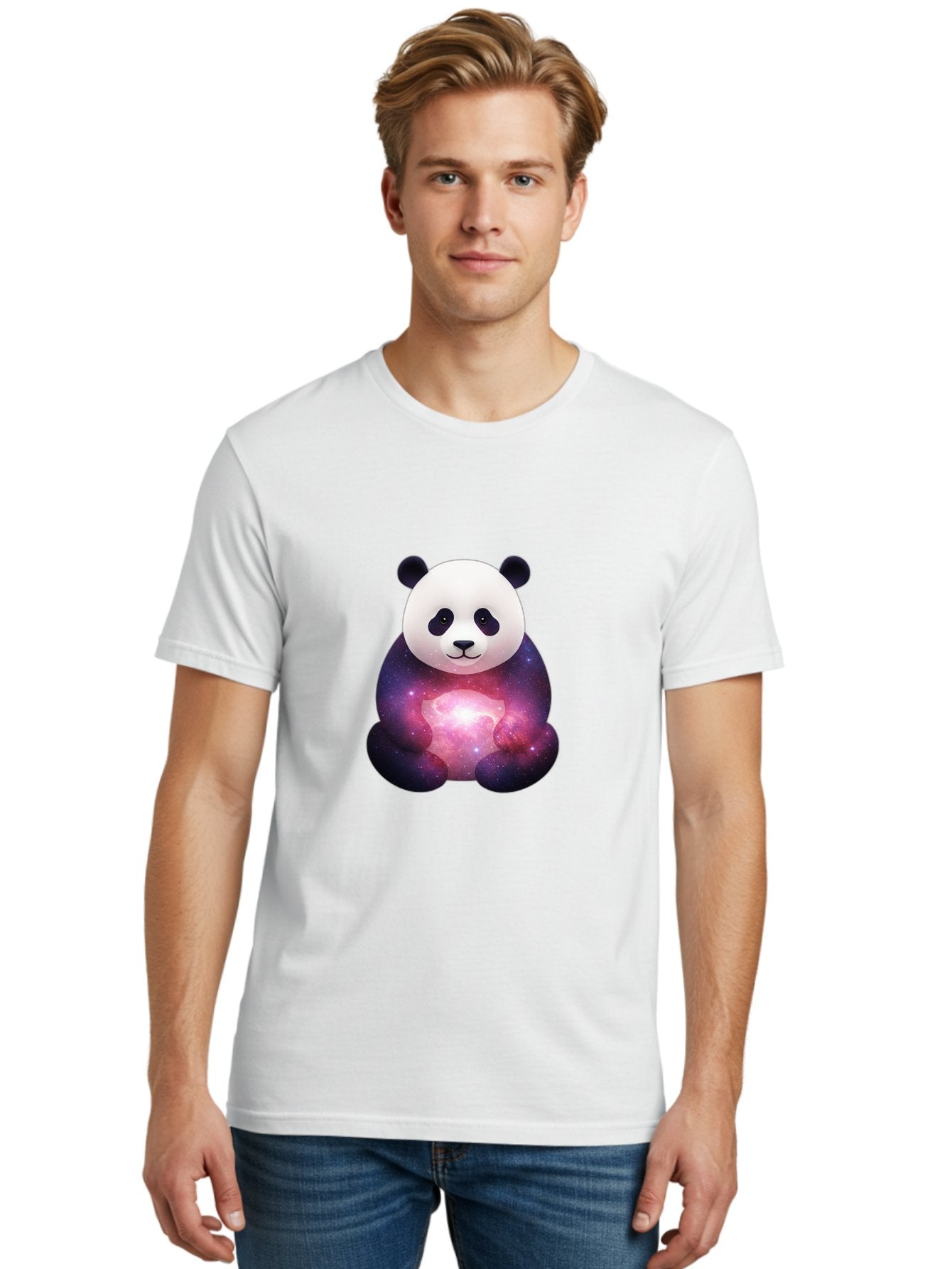 Panda-With-Galaxy Men'S Graphic Tee, 100% Cotton, Comfortable Casual Summer Wear, Machine Washable, Vintage Camera, Old Camera, Antique Camera, Black Camera, Classic Photography, Photography Equipment, Nostalgic Device, Film Camera, Camera Art Baf335 20