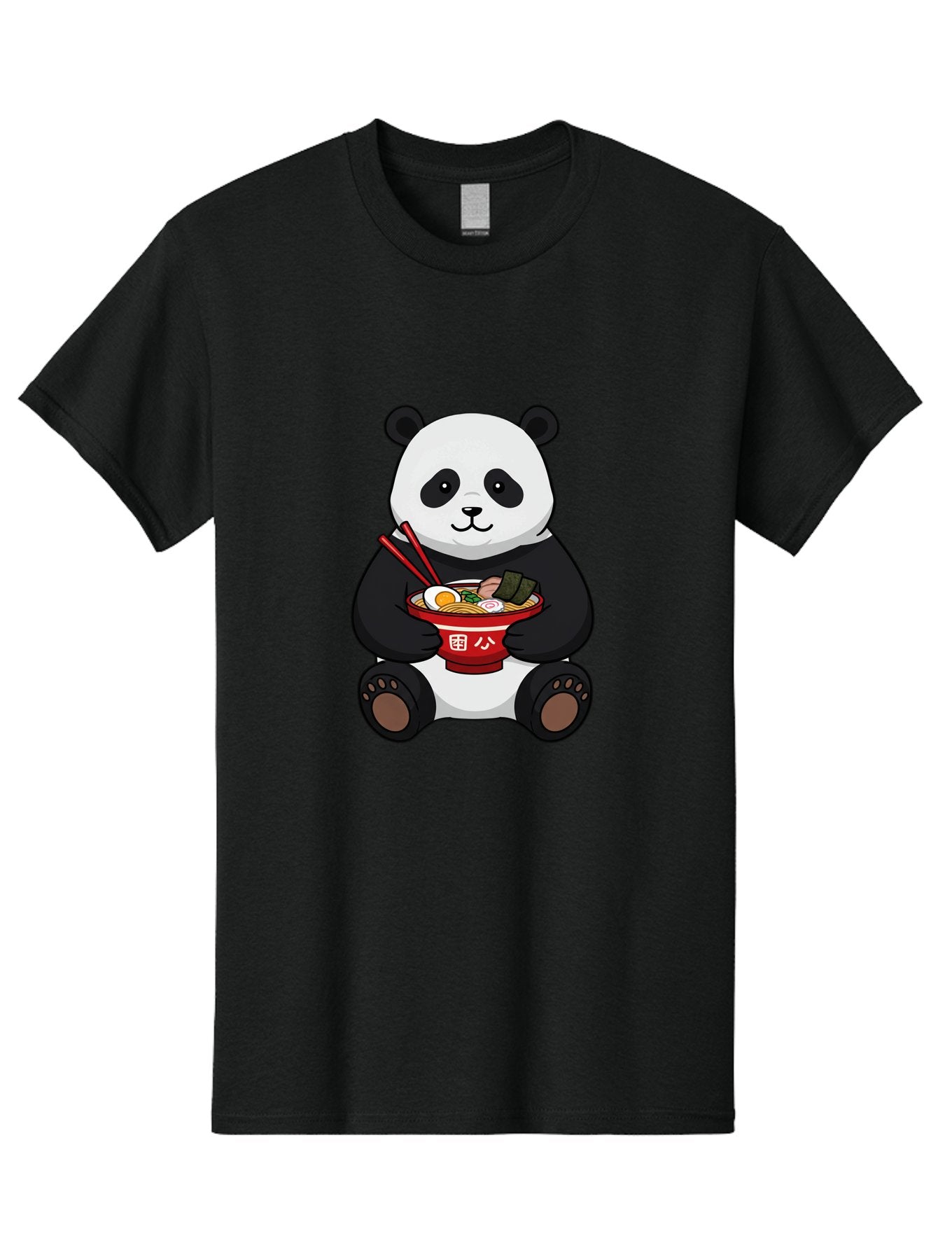 Panda-With-Ramen-1 Men'S Graphic Tee, 100% Cotton, Comfortable Casual Summer Wear, Machine Washable, Vintage Camera, Old Camera, Antique Camera, Black Camera, Classic Photography, Photography Equipment, Nostalgic Device, Film Camera, Baf336 8