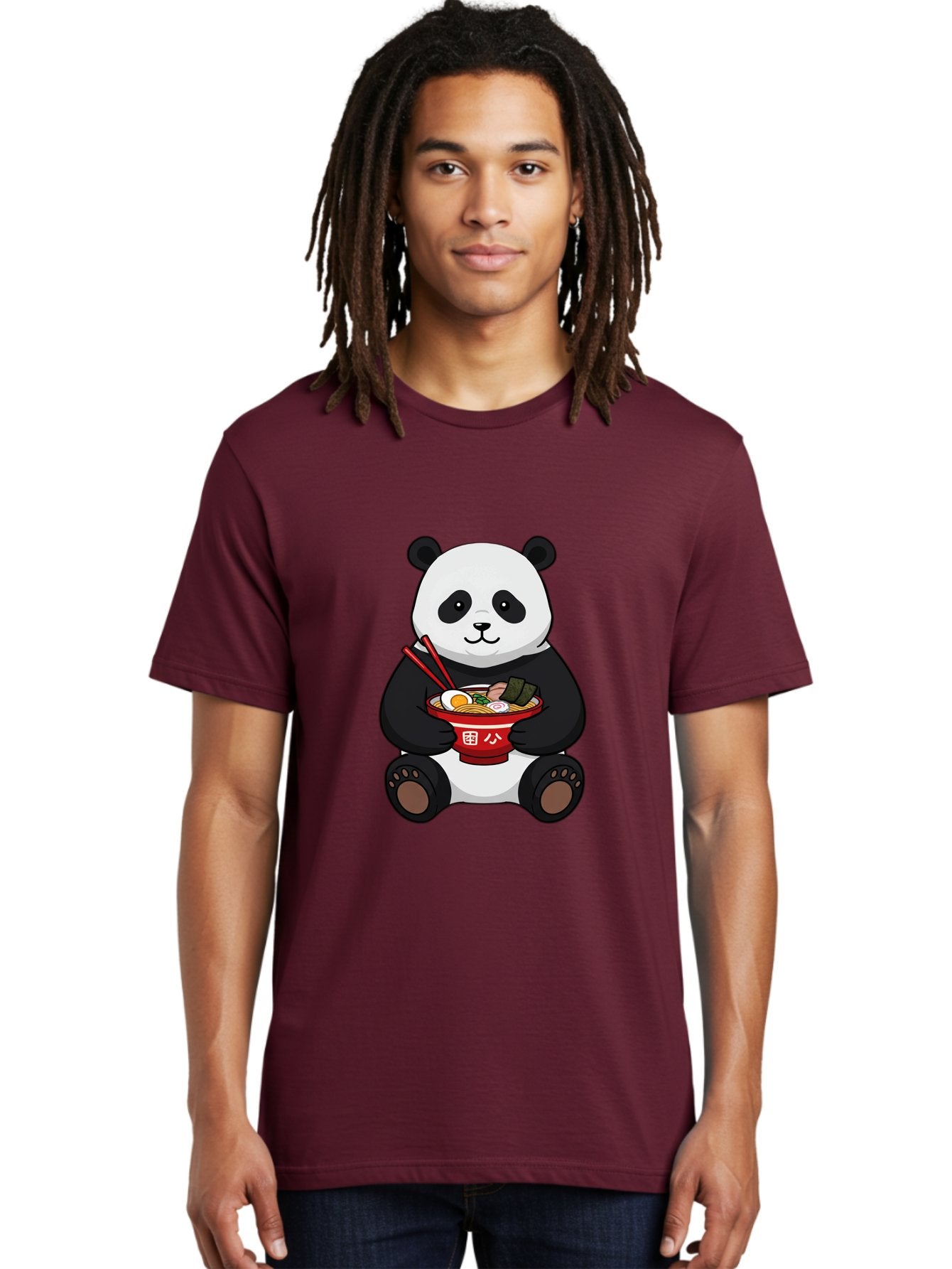 Panda-With-Ramen-1 Men'S Graphic Tee, 100% Cotton, Comfortable Casual Summer Wear, Machine Washable, Vintage Camera, Old Camera, Antique Camera, Black Camera, Classic Photography, Photography Equipment, Nostalgic Device, Film Camera, Baf336 26