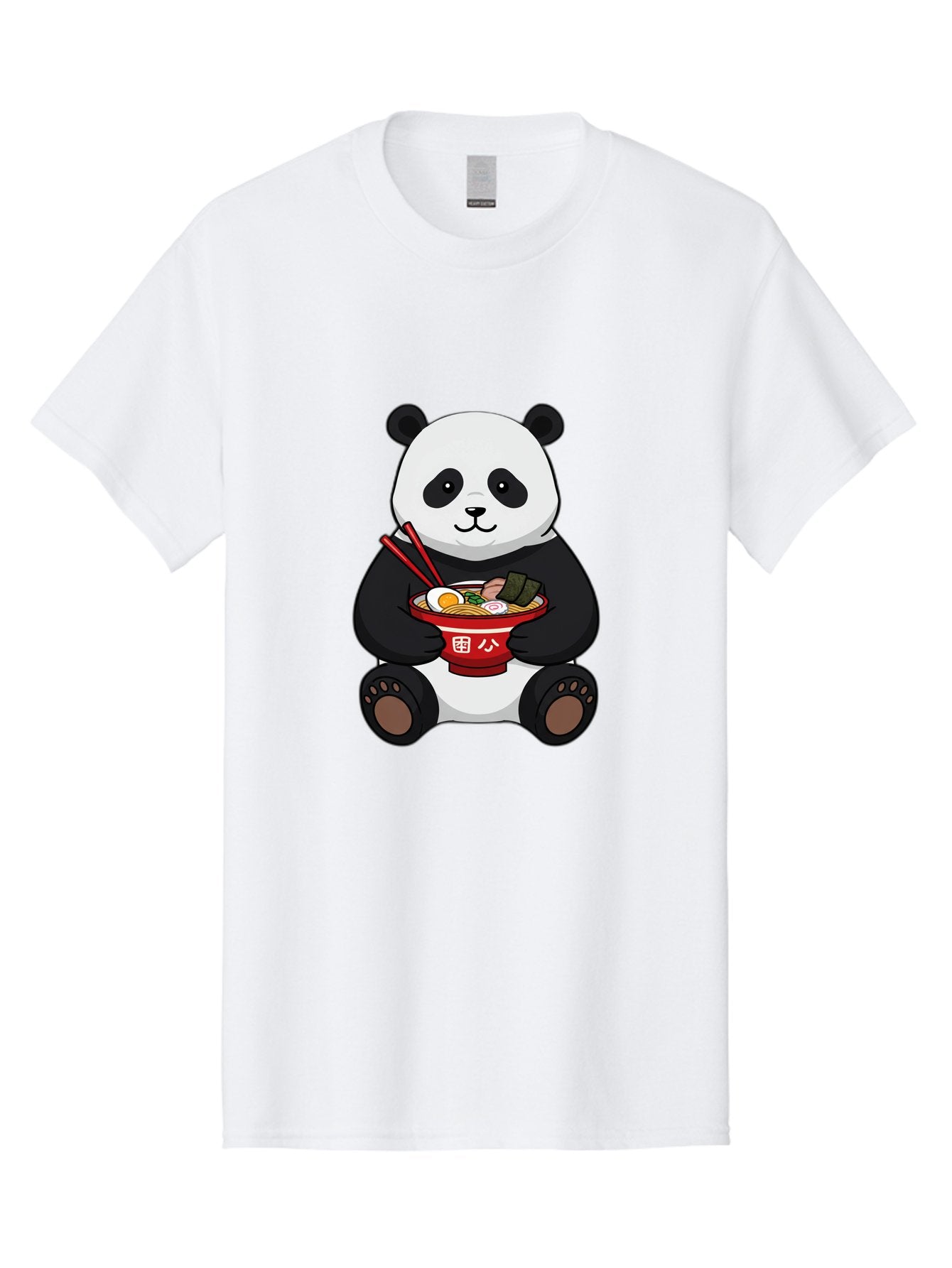 Panda-With-Ramen-1 Men'S Graphic Tee, 100% Cotton, Comfortable Casual Summer Wear, Machine Washable, Vintage Camera, Old Camera, Antique Camera, Black Camera, Classic Photography, Photography Equipment, Nostalgic Device, Film Camera, Baf336 13