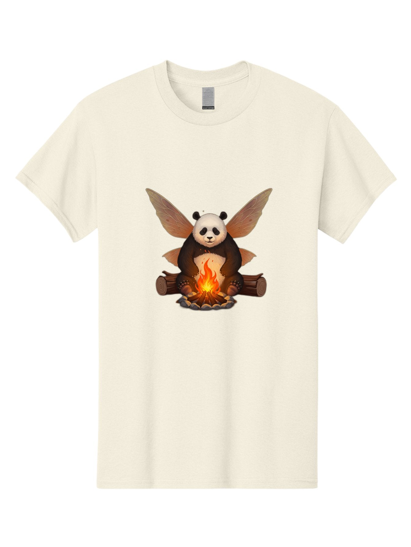 Panda-With-Wings-By-Campfire Men'S Graphic Tee, 100% Cotton, Comfortable Casual Summer Wear, Machine Washable, Vintage Camera, Old Camera, Antique Camera, Black Camera, Classic Photography, Photography Equipment, Nostalgic Device, Film Camera, Baf340 13