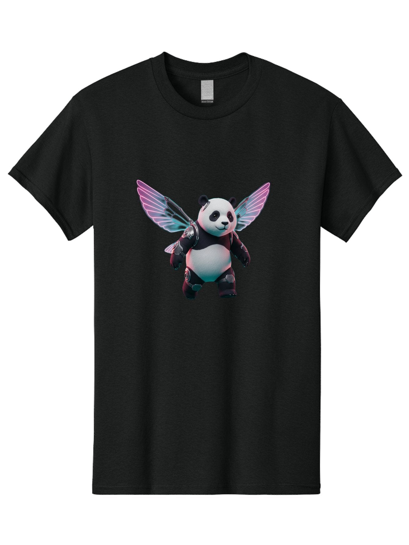 Panda-With-Wings Men'S Graphic Tee, 100% Cotton, Comfortable Casual Summer Wear, Machine Washable, Vintage Camera, Old Camera, Antique Camera, Black Camera, Classic Photography, Photography Equipment, Nostalgic Device, Film Camera, Camera Art Baf341 8