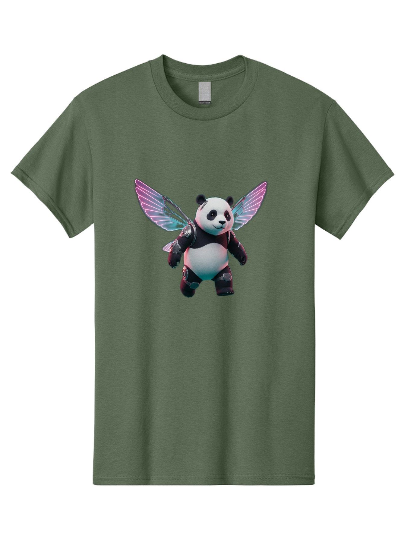 Panda-With-Wings Men'S Graphic Tee, 100% Cotton, Comfortable Casual Summer Wear, Machine Washable, Vintage Camera, Old Camera, Antique Camera, Black Camera, Classic Photography, Photography Equipment, Nostalgic Device, Film Camera, Camera Art Baf341