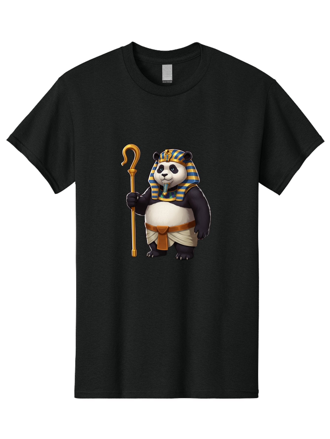 Pharaoh-Panda-1 Men'S Graphic Tee, 100% Cotton, Comfortable Casual Summer Wear, Machine Washable, Vintage Camera, Old Camera, Antique Camera, Black Camera, Classic Photography, Photography Equipment, Nostalgic Device, Film Camera, Camera Art Baf346 14