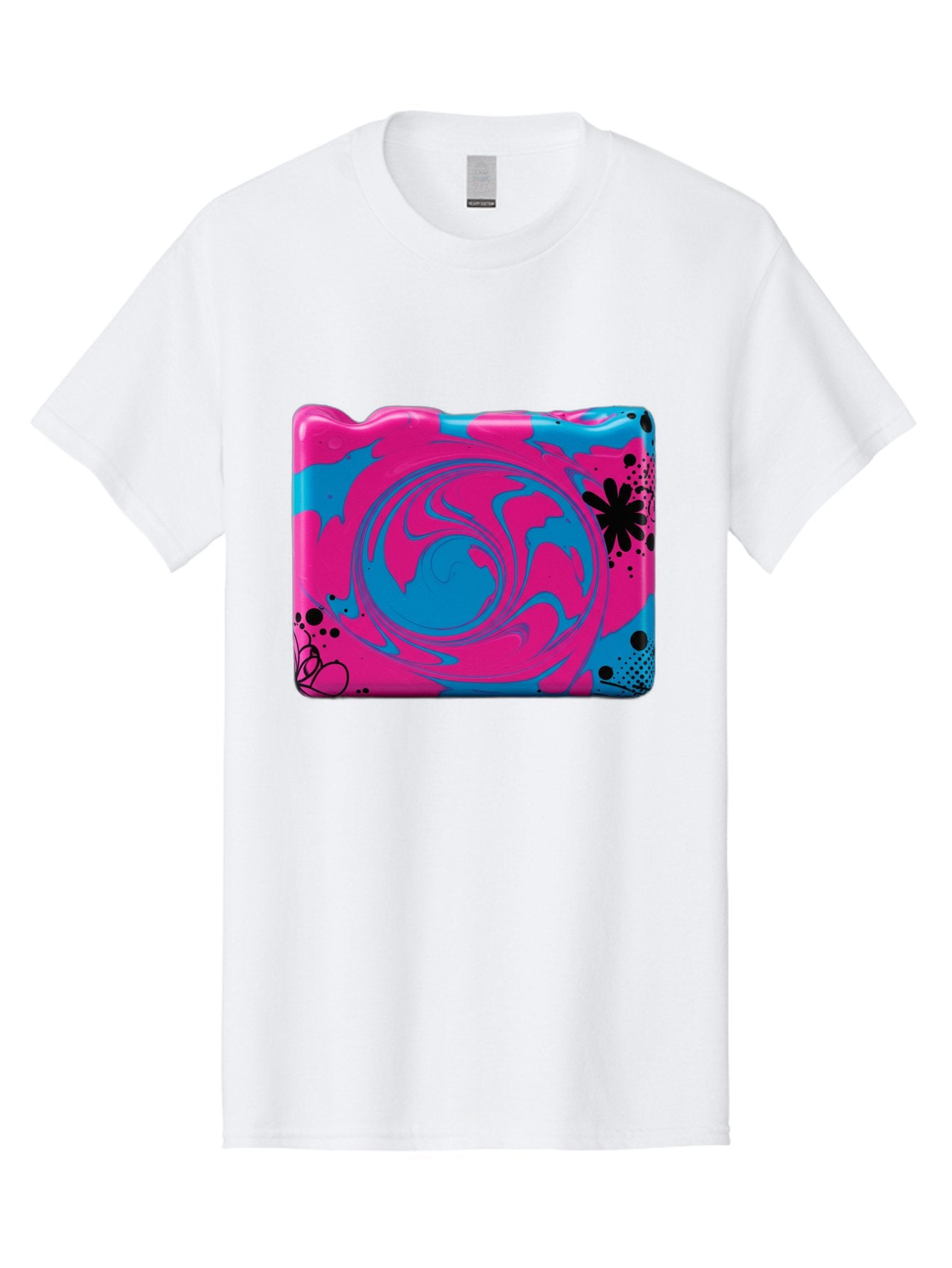 Pink-Blue-Swirl Men'S Graphic Tee, 100% Cotton, Comfortable Casual Summer Wear, Machine Washable, Vintage Camera, Old Camera, Antique Camera, Black Camera, Classic Photography, Photography Equipment, Nostalgic Device, Film Camera, Camera Art Baf349 10