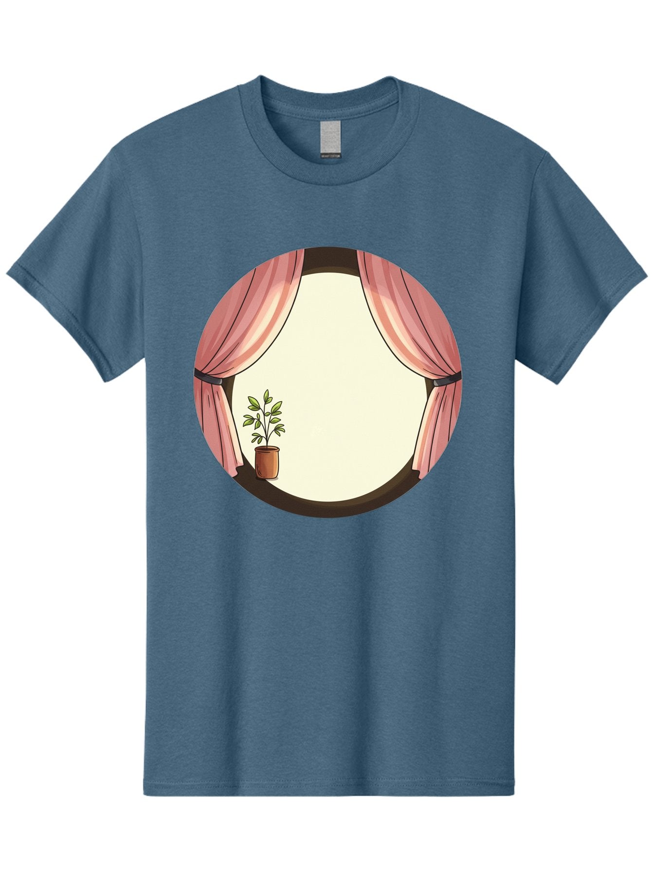 Pink-Curtain-Potted-Plant Men'S Graphic Tee, 100% Cotton, Comfortable Casual Summer Wear, Machine Washable, Vintage Camera, Old Camera, Antique Camera, Black Camera, Classic Photography, Photography Equipment, Nostalgic Device, Film Camera, Baf350