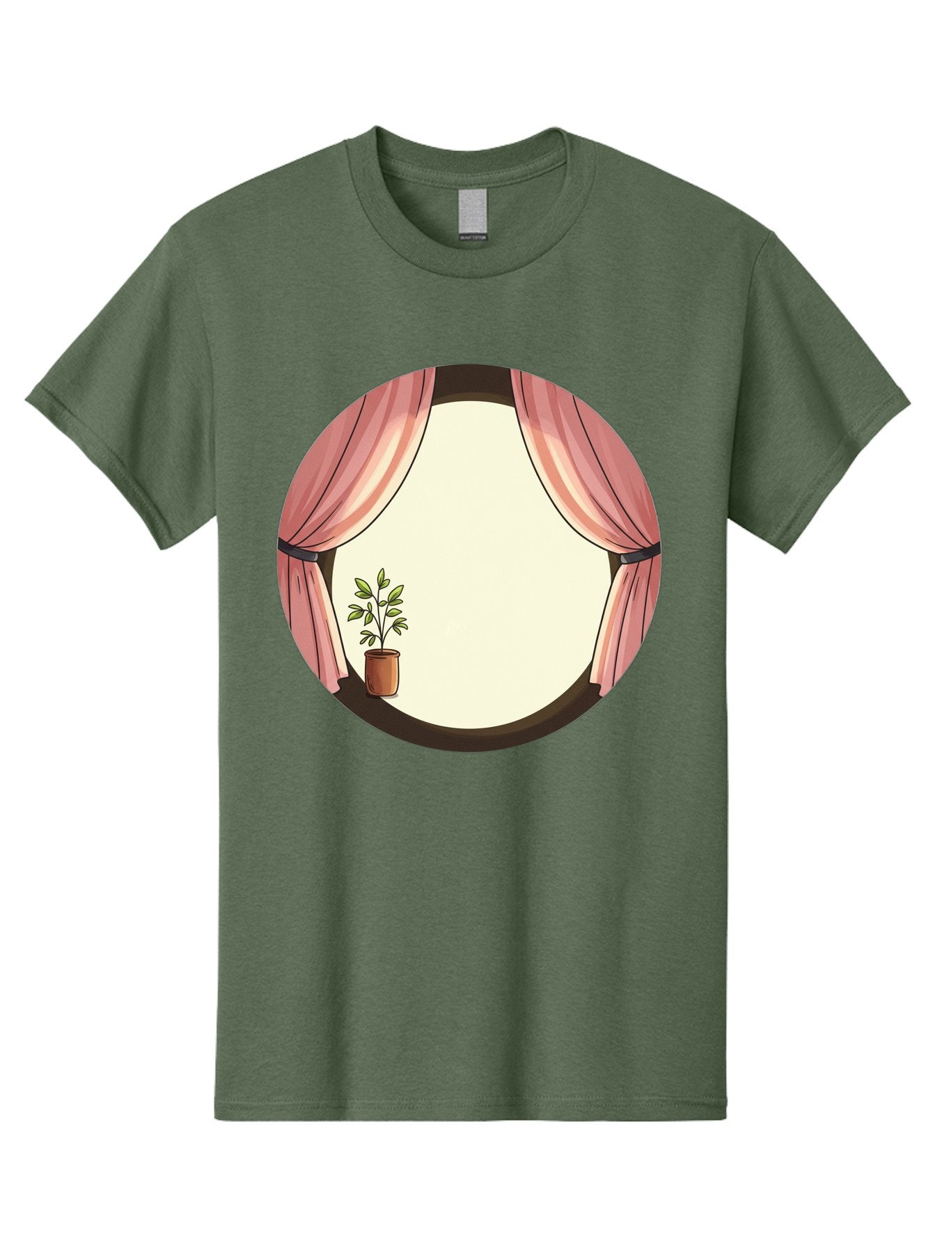 Pink-Curtain-Potted-Plant Men'S Graphic Tee, 100% Cotton, Comfortable Casual Summer Wear, Machine Washable, Vintage Camera, Old Camera, Antique Camera, Black Camera, Classic Photography, Photography Equipment, Nostalgic Device, Film Camera, Baf350 7