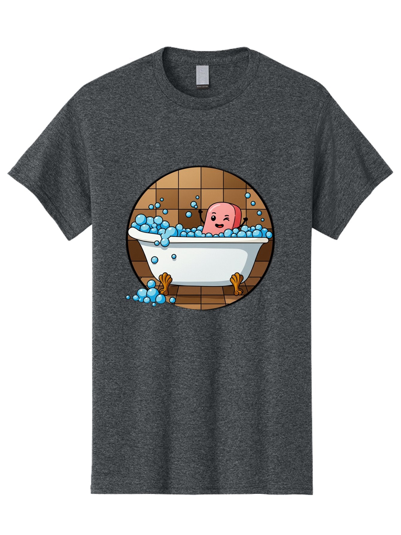 Pink-Head-In-White-Bathtub Men'S Graphic Tee, 100% Cotton, Comfortable Casual Summer Wear, Machine Washable, Vintage Camera, Old Camera, Antique Camera, Black Camera, Classic Photography, Photography Equipment, Nostalgic Device, Film Camera, Baf352 9