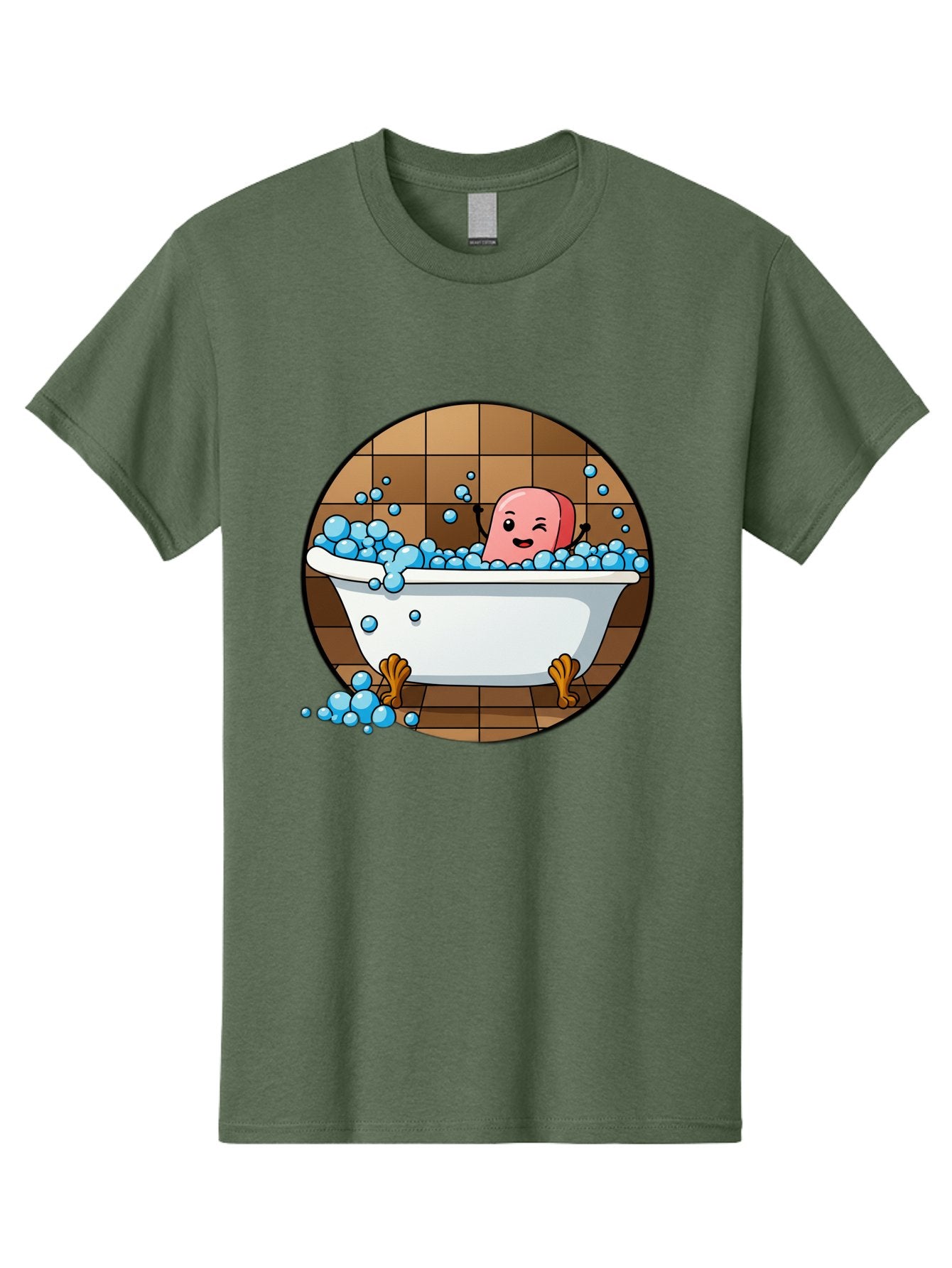 Pink-Head-In-White-Bathtub Men'S Graphic Tee, 100% Cotton, Comfortable Casual Summer Wear, Machine Washable, Vintage Camera, Old Camera, Antique Camera, Black Camera, Classic Photography, Photography Equipment, Nostalgic Device, Film Camera, Baf352 14
