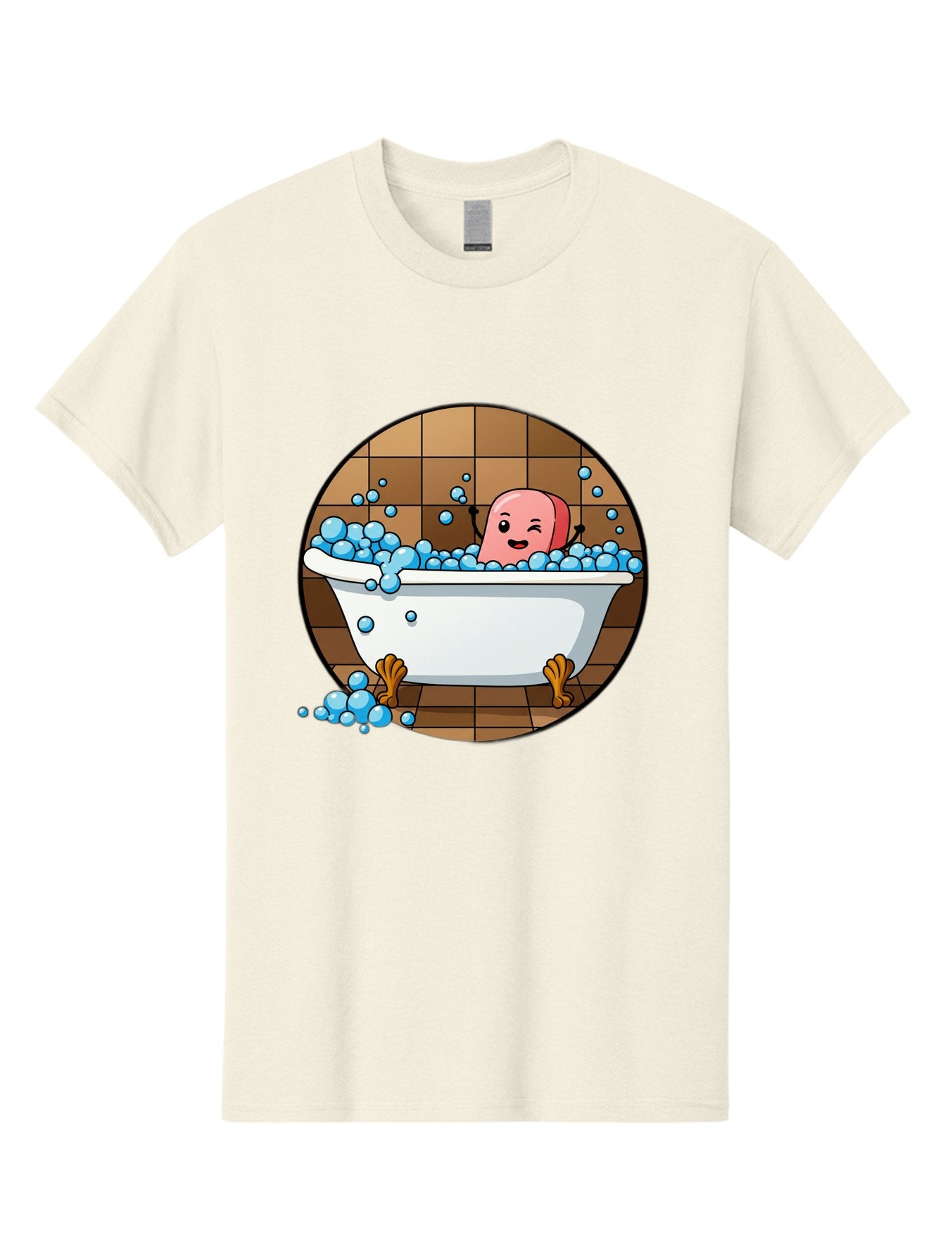Pink-Head-In-White-Bathtub Men'S Graphic Tee, 100% Cotton, Comfortable Casual Summer Wear, Machine Washable, Vintage Camera, Old Camera, Antique Camera, Black Camera, Classic Photography, Photography Equipment, Nostalgic Device, Film Camera, Baf352 4