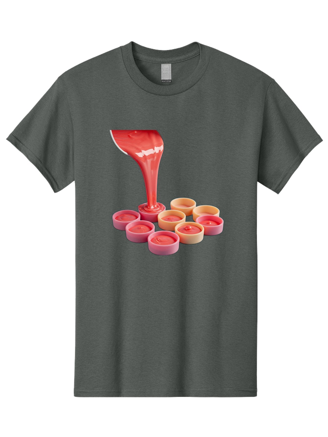 Pink-Sauce-Pouring-Into-Containers Men'S Graphic Tee, 100% Cotton, Comfortable Casual Summer Wear, Machine Washable, Vintage Camera, Old Camera, Antique Camera, Black Camera, Classic Photography, Photography Equipment, Nostalgic Device, Baf355 8