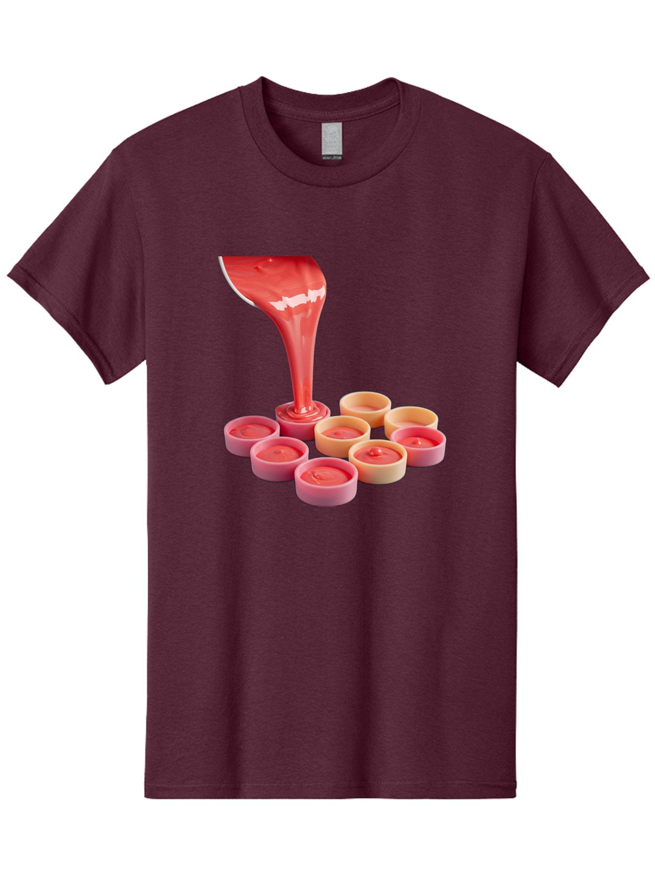 Pink-Sauce-Pouring-Into-Containers Men'S Graphic Tee, 100% Cotton, Comfortable Casual Summer Wear, Machine Washable, Vintage Camera, Old Camera, Antique Camera, Black Camera, Classic Photography, Photography Equipment, Nostalgic Device, Baf355 10