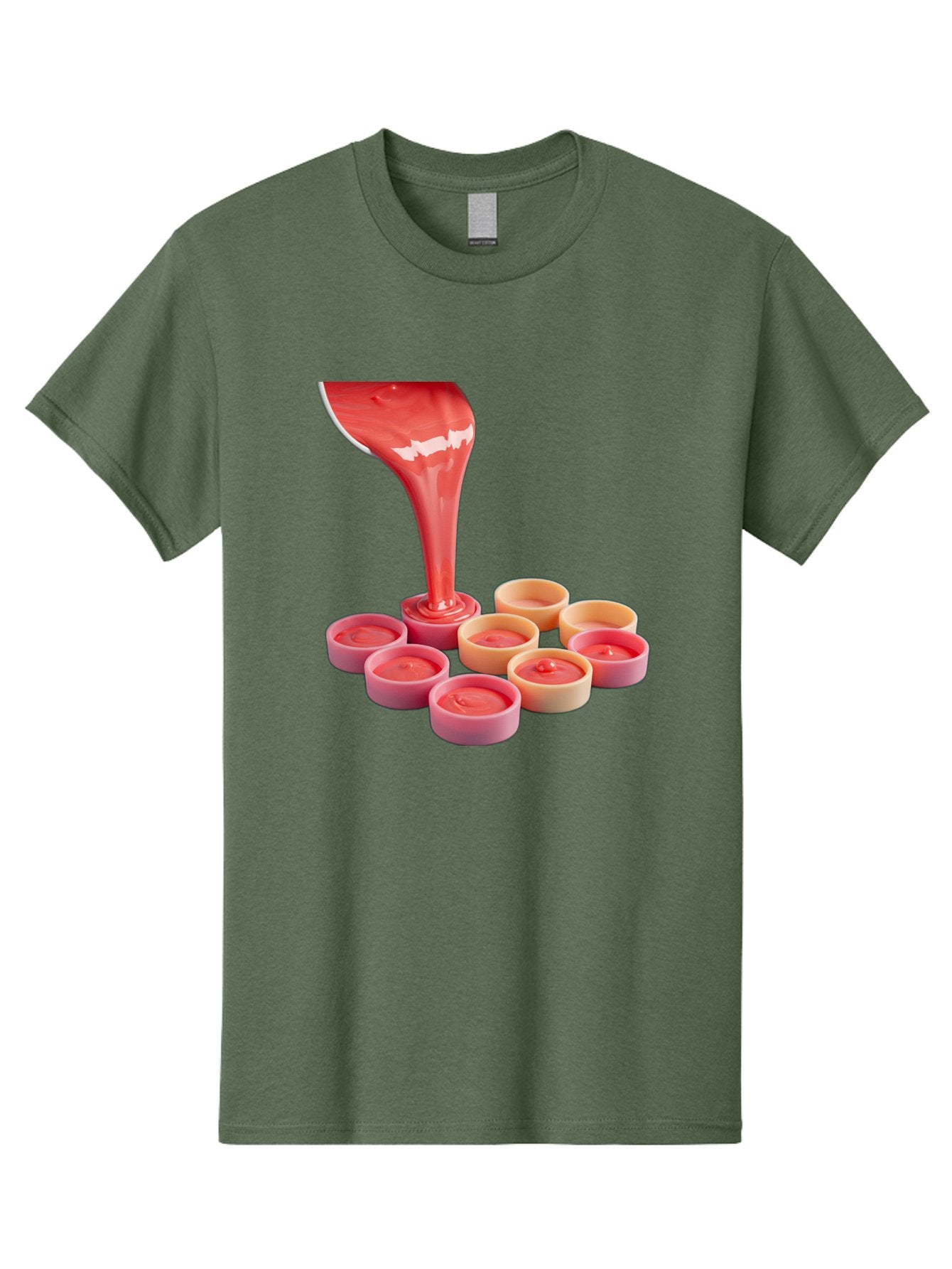 Pink-Sauce-Pouring-Into-Containers Men'S Graphic Tee, 100% Cotton, Comfortable Casual Summer Wear, Machine Washable, Vintage Camera, Old Camera, Antique Camera, Black Camera, Classic Photography, Photography Equipment, Nostalgic Device, Baf355 5