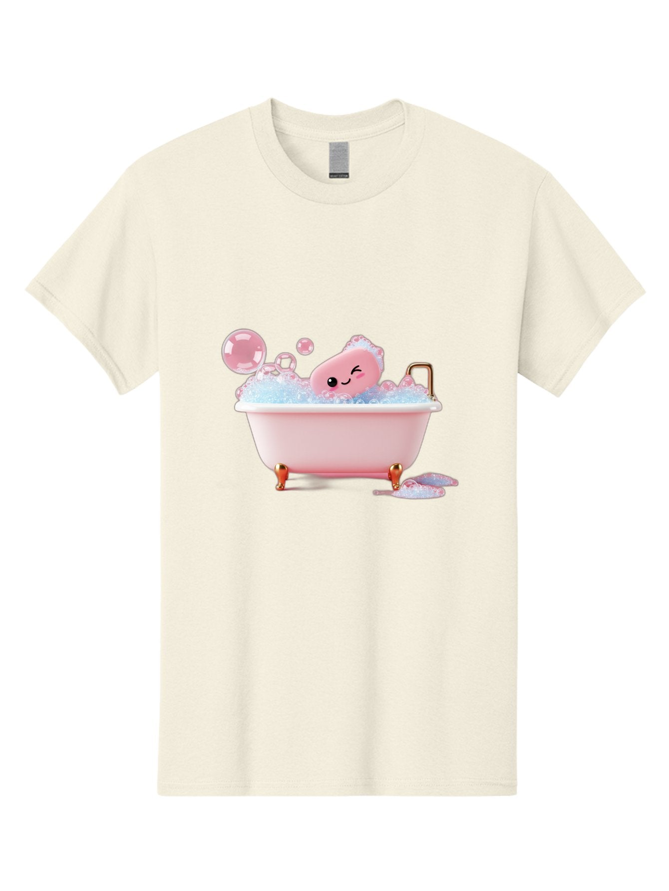 Pink-Soap-Character-In-Bathtub Men'S Graphic Tee, 100% Cotton, Comfortable Casual Summer Wear, Machine Washable, Vintage Camera, Old Camera, Antique Camera, Black Camera, Classic Photography, Photography Equipment, Nostalgic Device, Baf357 14