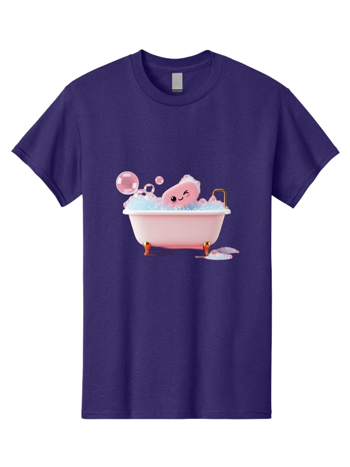 Pink-Soap-Character-In-Bathtub Men'S Graphic Tee, 100% Cotton, Comfortable Casual Summer Wear, Machine Washable, Vintage Camera, Old Camera, Antique Camera, Black Camera, Classic Photography, Photography Equipment, Nostalgic Device, Baf357 9