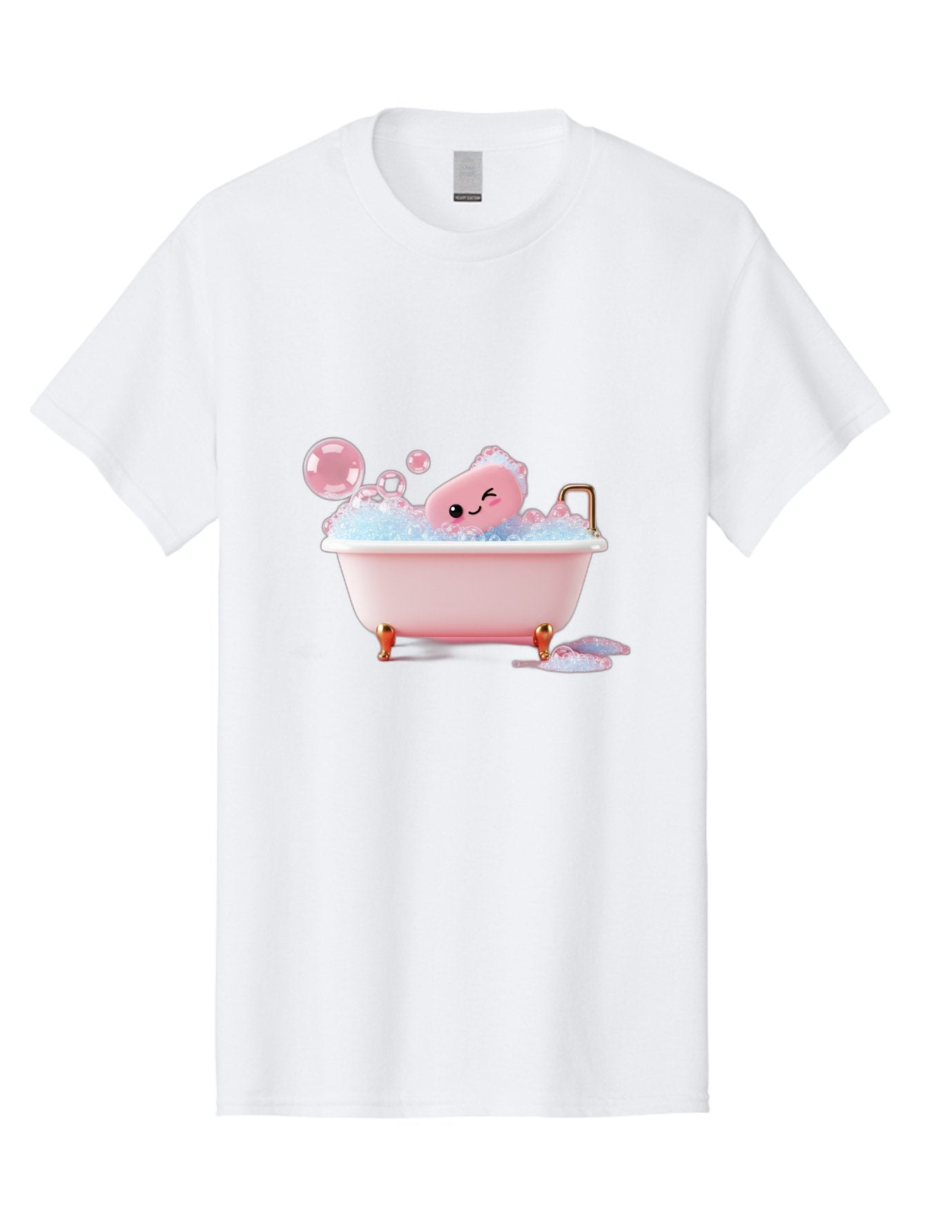Pink-Soap-Character-In-Bathtub Men'S Graphic Tee, 100% Cotton, Comfortable Casual Summer Wear, Machine Washable, Vintage Camera, Old Camera, Antique Camera, Black Camera, Classic Photography, Photography Equipment, Nostalgic Device, Baf357 10