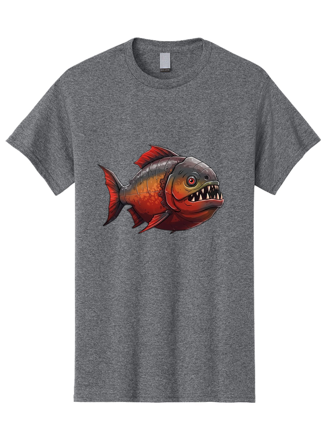 Piranha Men'S Graphic Tee, 100% Cotton, Comfortable Casual Summer Wear, Machine Washable, Vintage Camera, Old Camera, Antique Camera, Black Camera, Classic Photography, Photography Equipment, Nostalgic Device, Film Camera, Camera Art Baf360 9