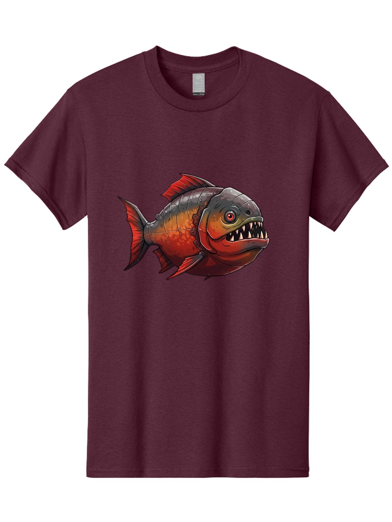 Piranha Men'S Graphic Tee, 100% Cotton, Comfortable Casual Summer Wear, Machine Washable, Vintage Camera, Old Camera, Antique Camera, Black Camera, Classic Photography, Photography Equipment, Nostalgic Device, Film Camera, Camera Art Baf360 11