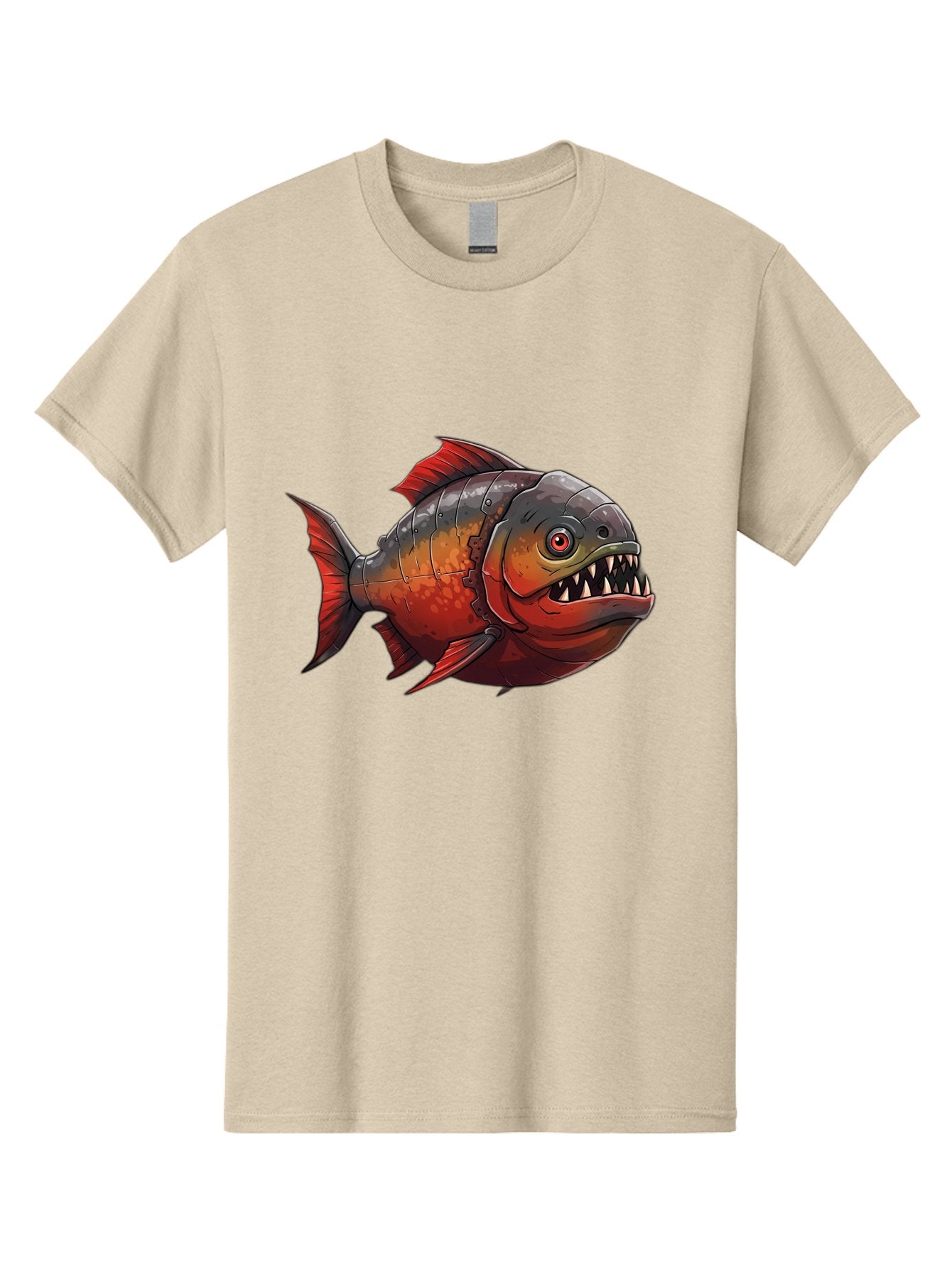 Piranha Men'S Graphic Tee, 100% Cotton, Comfortable Casual Summer Wear, Machine Washable, Vintage Camera, Old Camera, Antique Camera, Black Camera, Classic Photography, Photography Equipment, Nostalgic Device, Film Camera, Camera Art Baf360 15