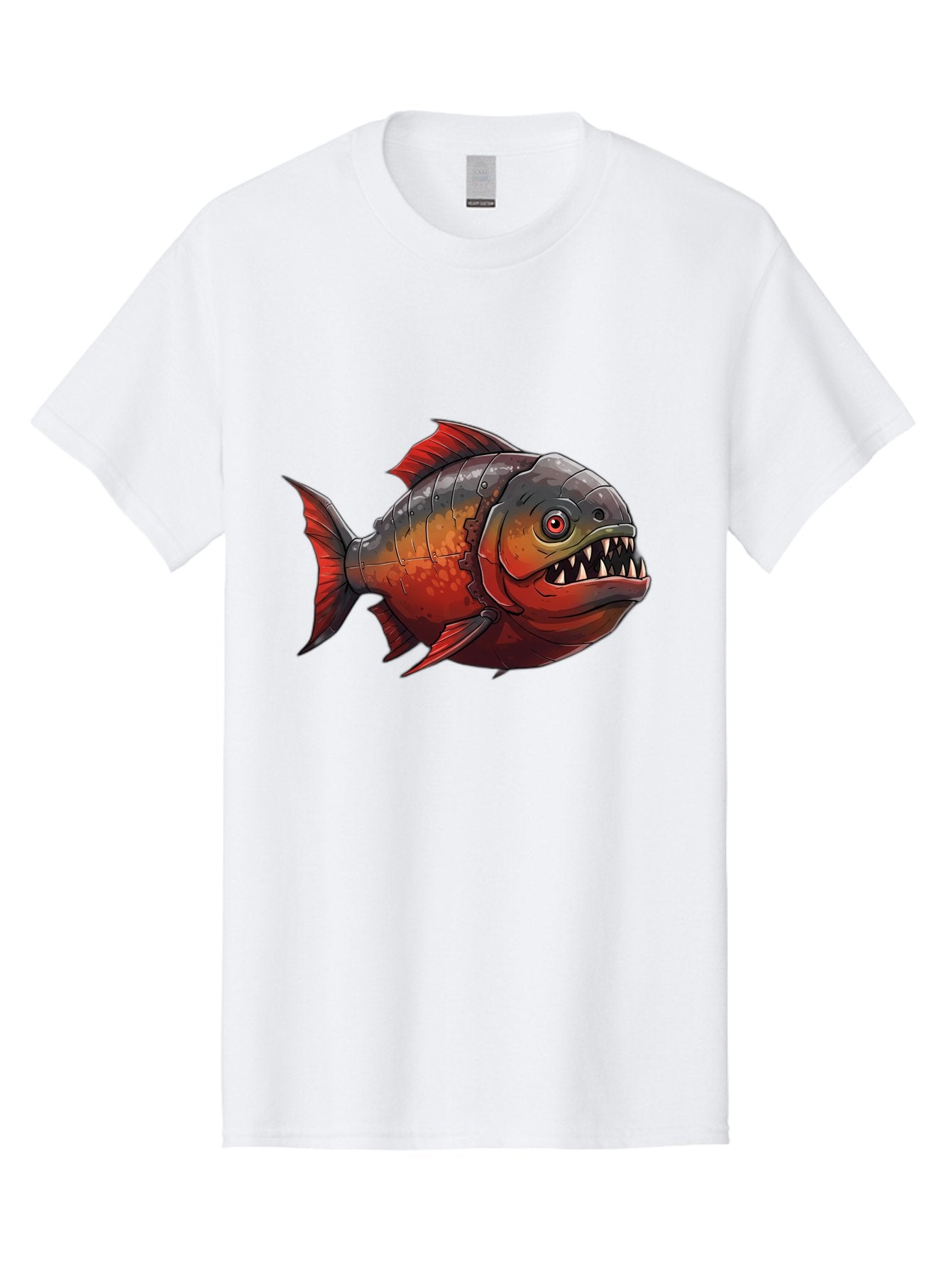 Piranha Men'S Graphic Tee, 100% Cotton, Comfortable Casual Summer Wear, Machine Washable, Vintage Camera, Old Camera, Antique Camera, Black Camera, Classic Photography, Photography Equipment, Nostalgic Device, Film Camera, Camera Art Baf360 6