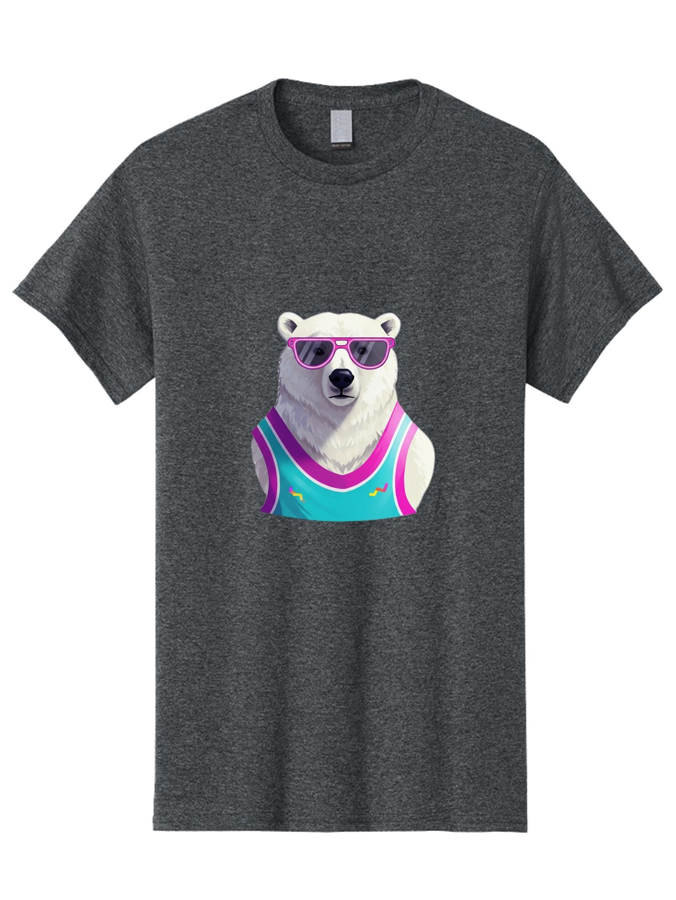 Polar-Bear-1 Men'S Graphic Tee, 100% Cotton, Comfortable Casual Summer Wear, Machine Washable, Vintage Camera, Old Camera, Antique Camera, Black Camera, Classic Photography, Photography Equipment, Nostalgic Device, Film Camera, Camera Art Baf362 10