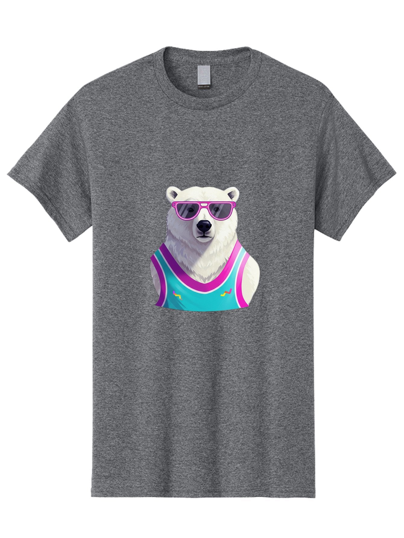 Polar-Bear-1 Men'S Graphic Tee, 100% Cotton, Comfortable Casual Summer Wear, Machine Washable, Vintage Camera, Old Camera, Antique Camera, Black Camera, Classic Photography, Photography Equipment, Nostalgic Device, Film Camera, Camera Art Baf362 9