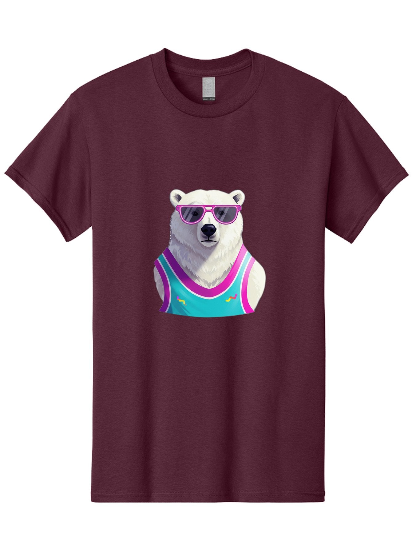 Polar-Bear-1 Men'S Graphic Tee, 100% Cotton, Comfortable Casual Summer Wear, Machine Washable, Vintage Camera, Old Camera, Antique Camera, Black Camera, Classic Photography, Photography Equipment, Nostalgic Device, Film Camera, Camera Art Baf362 8