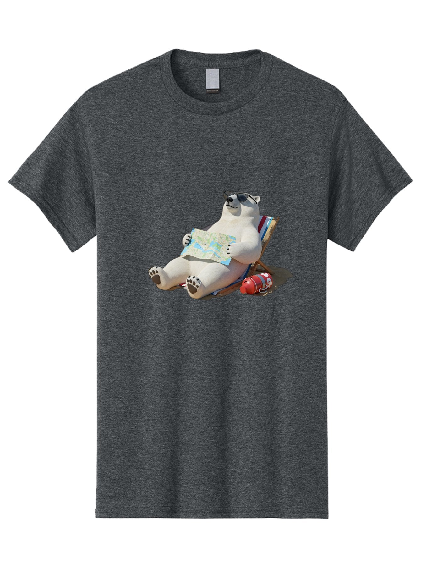 Polar-Bear-13 Men'S Graphic Tee, 100% Cotton, Comfortable Casual Summer Wear, Machine Washable, Vintage Camera, Old Camera, Antique Camera, Black Camera, Classic Photography, Photography Equipment, Nostalgic Device, Film Camera, Camera Art Baf366 3