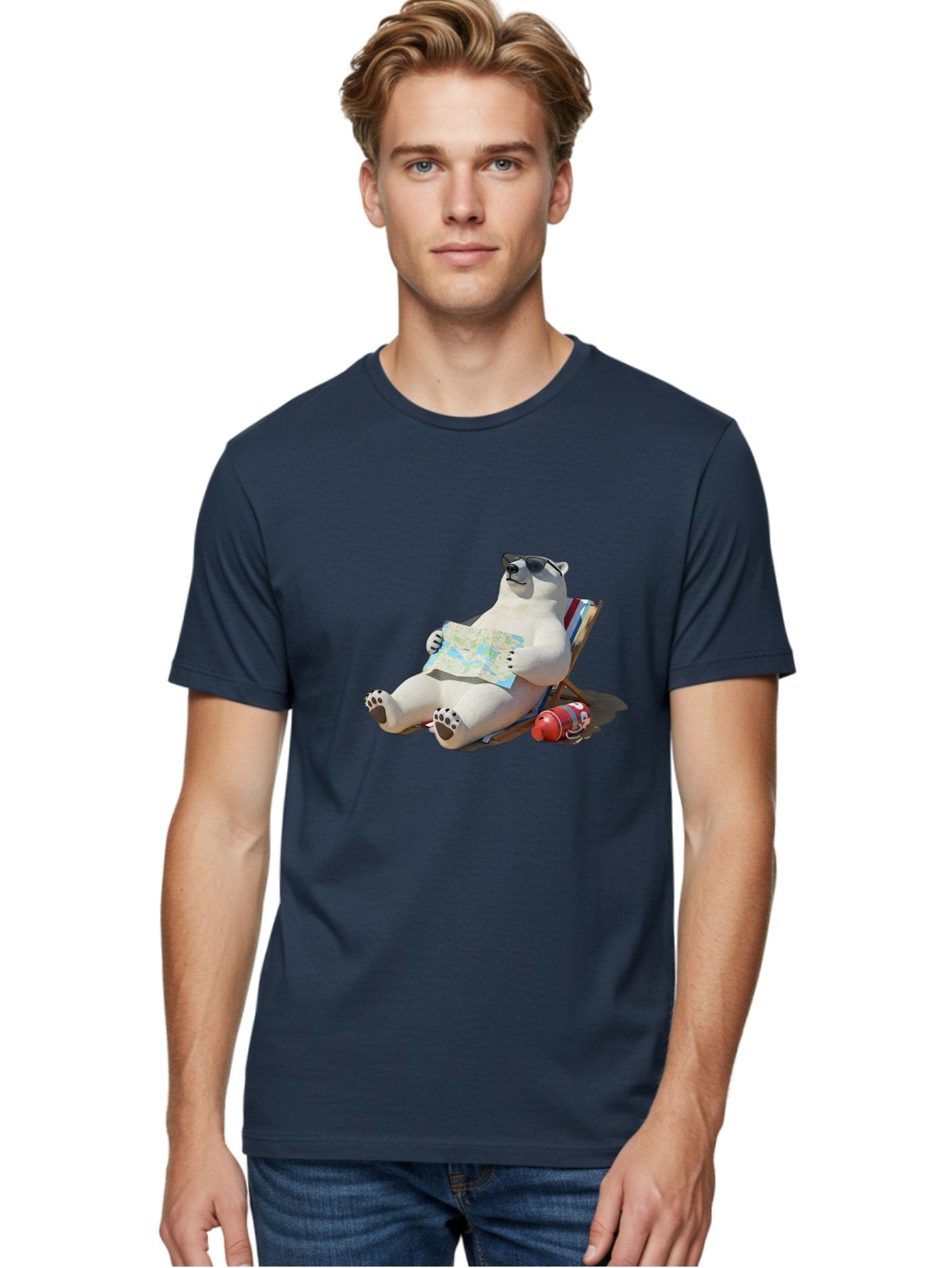 Polar-Bear-13 Men'S Graphic Tee, 100% Cotton, Comfortable Casual Summer Wear, Machine Washable, Vintage Camera, Old Camera, Antique Camera, Black Camera, Classic Photography, Photography Equipment, Nostalgic Device, Film Camera, Camera Art Baf366 28