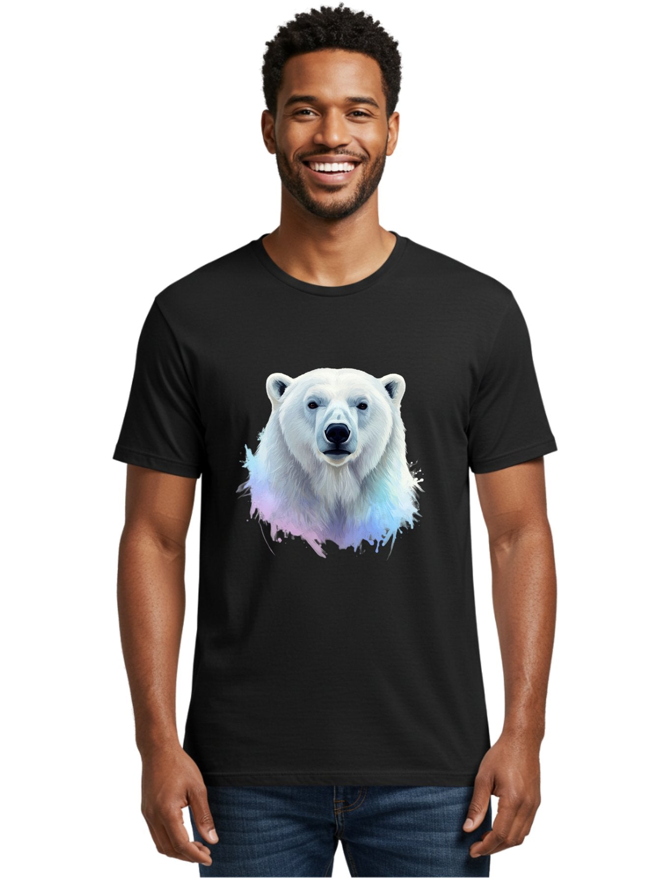 Polar-Bear-15 Men'S Graphic Tee, 100% Cotton, Comfortable Casual Summer Wear, Machine Washable, Vintage Camera, Old Camera, Antique Camera, Black Camera, Classic Photography, Photography Equipment, Nostalgic Device, Film Camera, Camera Art Baf368 16