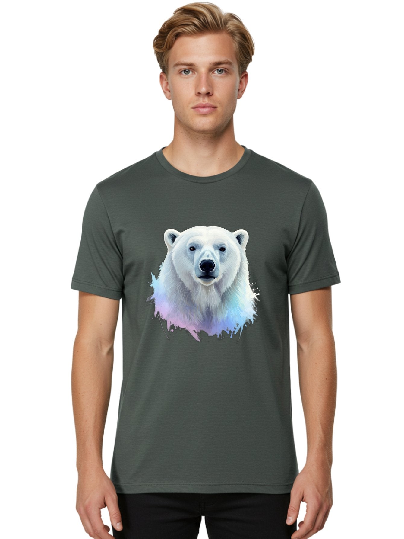 Polar-Bear-15 Men'S Graphic Tee, 100% Cotton, Comfortable Casual Summer Wear, Machine Washable, Vintage Camera, Old Camera, Antique Camera, Black Camera, Classic Photography, Photography Equipment, Nostalgic Device, Film Camera, Camera Art Baf368 21