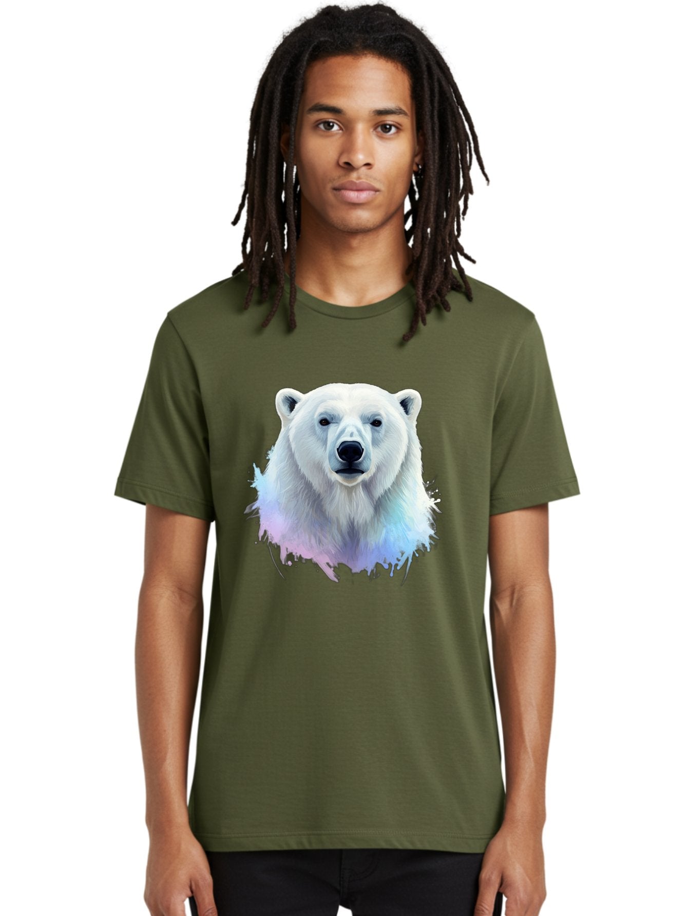 Polar-Bear-15 Men'S Graphic Tee, 100% Cotton, Comfortable Casual Summer Wear, Machine Washable, Vintage Camera, Old Camera, Antique Camera, Black Camera, Classic Photography, Photography Equipment, Nostalgic Device, Film Camera, Camera Art Baf368 30