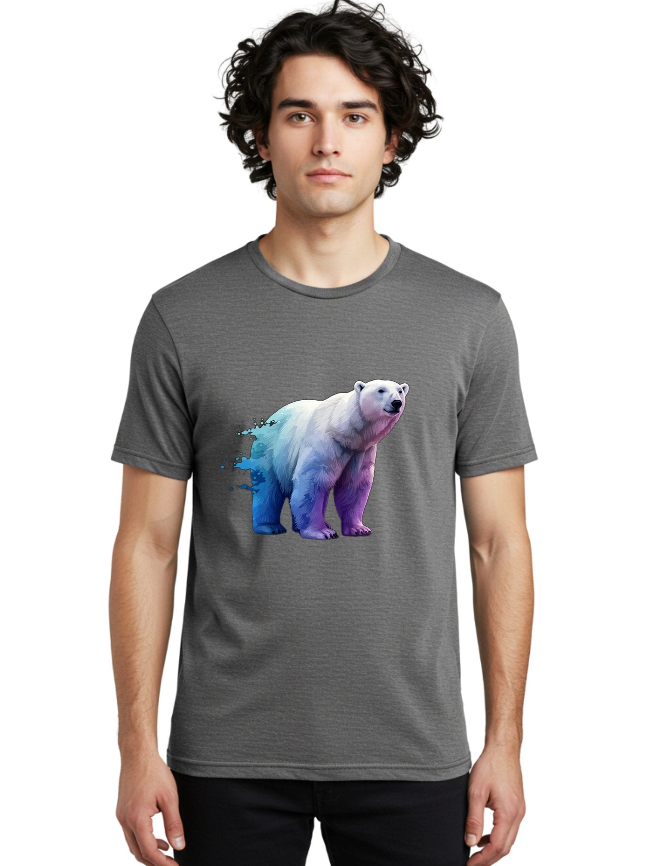 Polar-Bear-17 Men'S Graphic Tee, 100% Cotton, Comfortable Casual Summer Wear, Machine Washable, Vintage Camera, Old Camera, Antique Camera, Black Camera, Classic Photography, Photography Equipment, Nostalgic Device, Film Camera, Camera Art Baf370 23