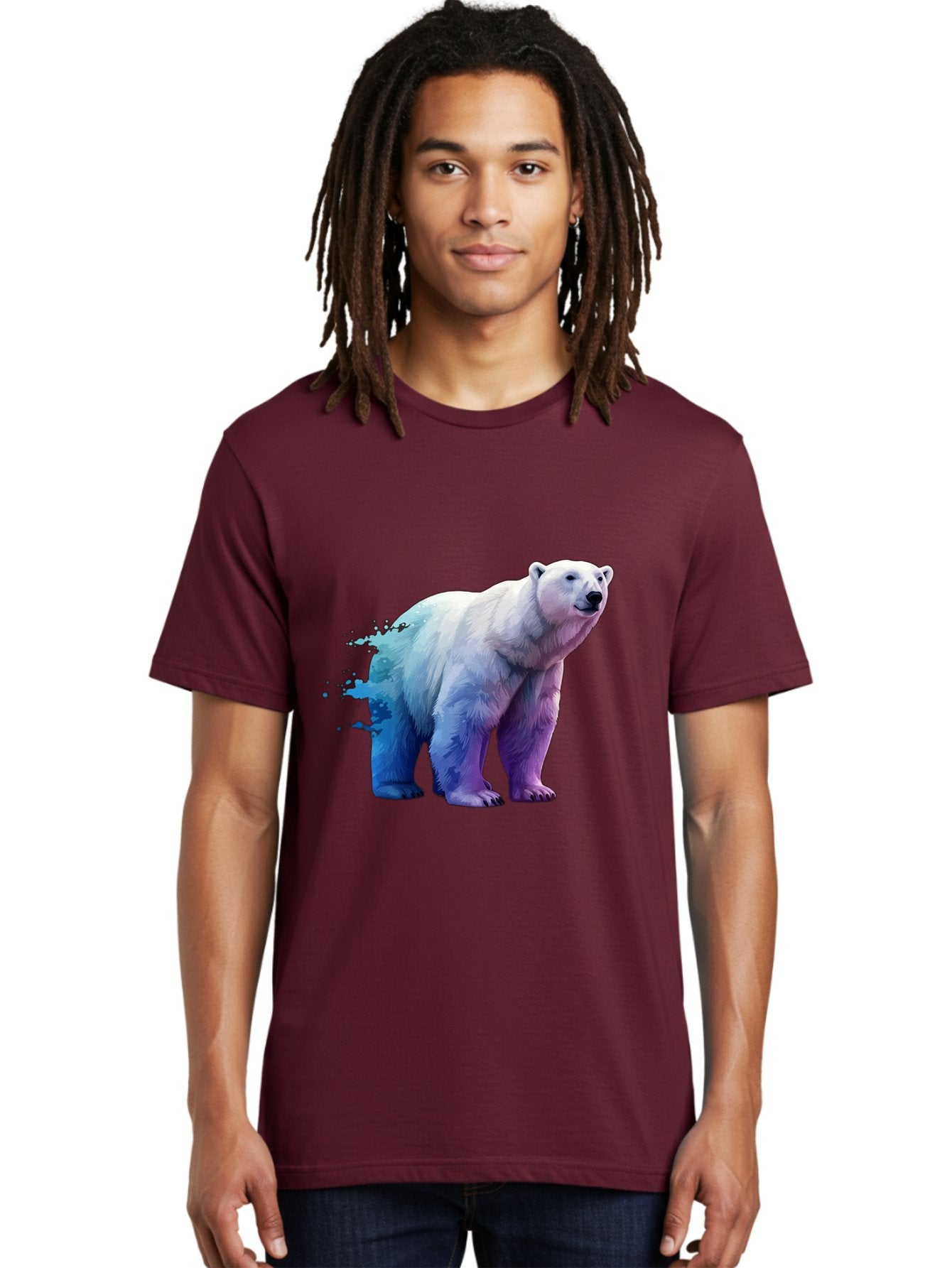 Polar-Bear-17 Men'S Graphic Tee, 100% Cotton, Comfortable Casual Summer Wear, Machine Washable, Vintage Camera, Old Camera, Antique Camera, Black Camera, Classic Photography, Photography Equipment, Nostalgic Device, Film Camera, Camera Art Baf370 20