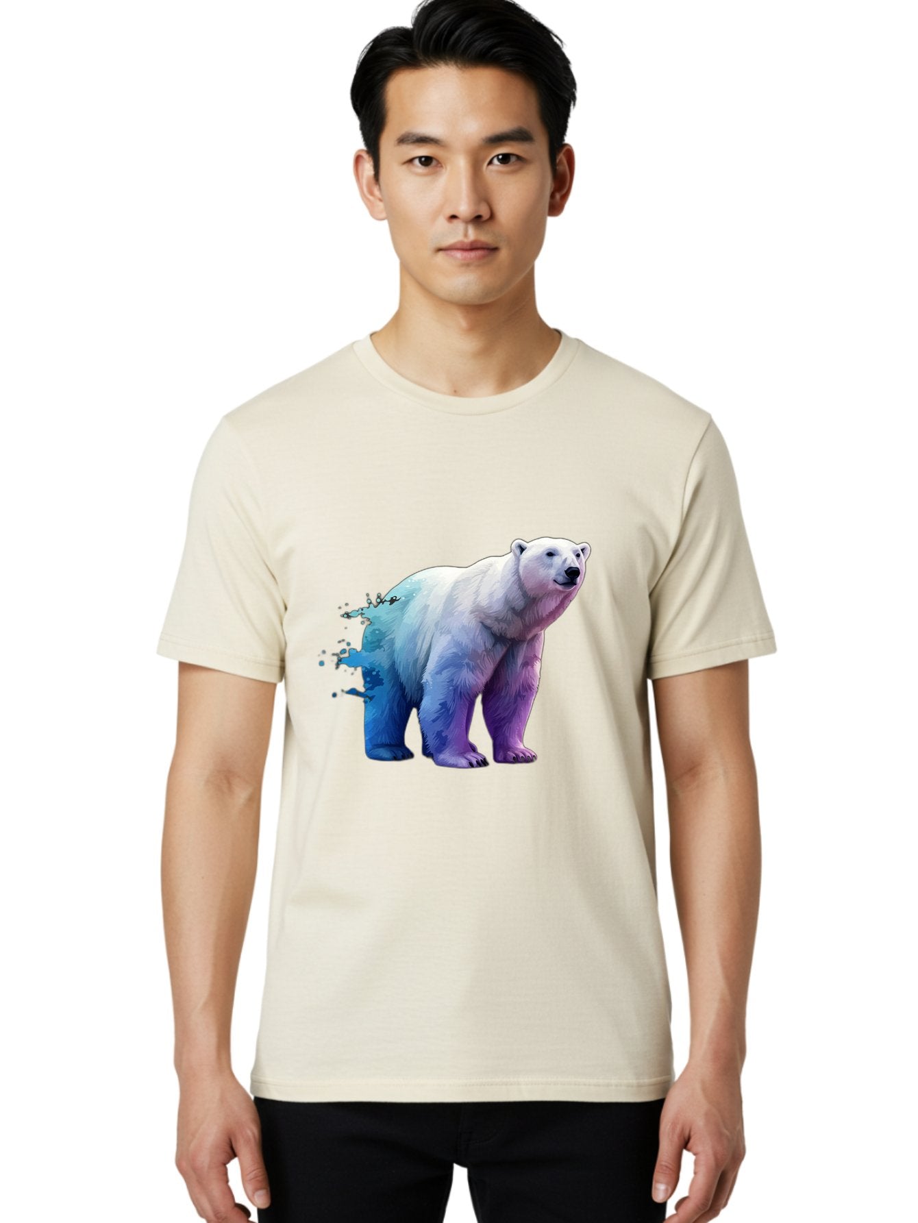 Polar-Bear-17 Men'S Graphic Tee, 100% Cotton, Comfortable Casual Summer Wear, Machine Washable, Vintage Camera, Old Camera, Antique Camera, Black Camera, Classic Photography, Photography Equipment, Nostalgic Device, Film Camera, Camera Art Baf370 18