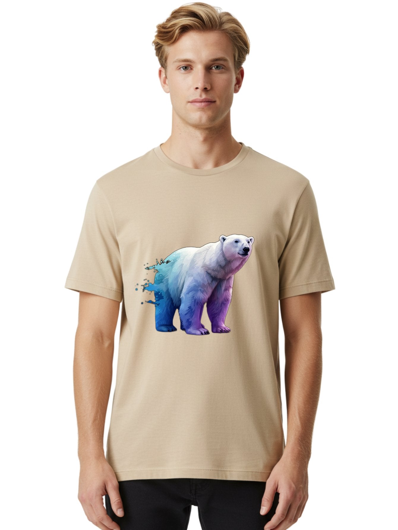 Polar-Bear-17 Men'S Graphic Tee, 100% Cotton, Comfortable Casual Summer Wear, Machine Washable, Vintage Camera, Old Camera, Antique Camera, Black Camera, Classic Photography, Photography Equipment, Nostalgic Device, Film Camera, Camera Art Baf370 22