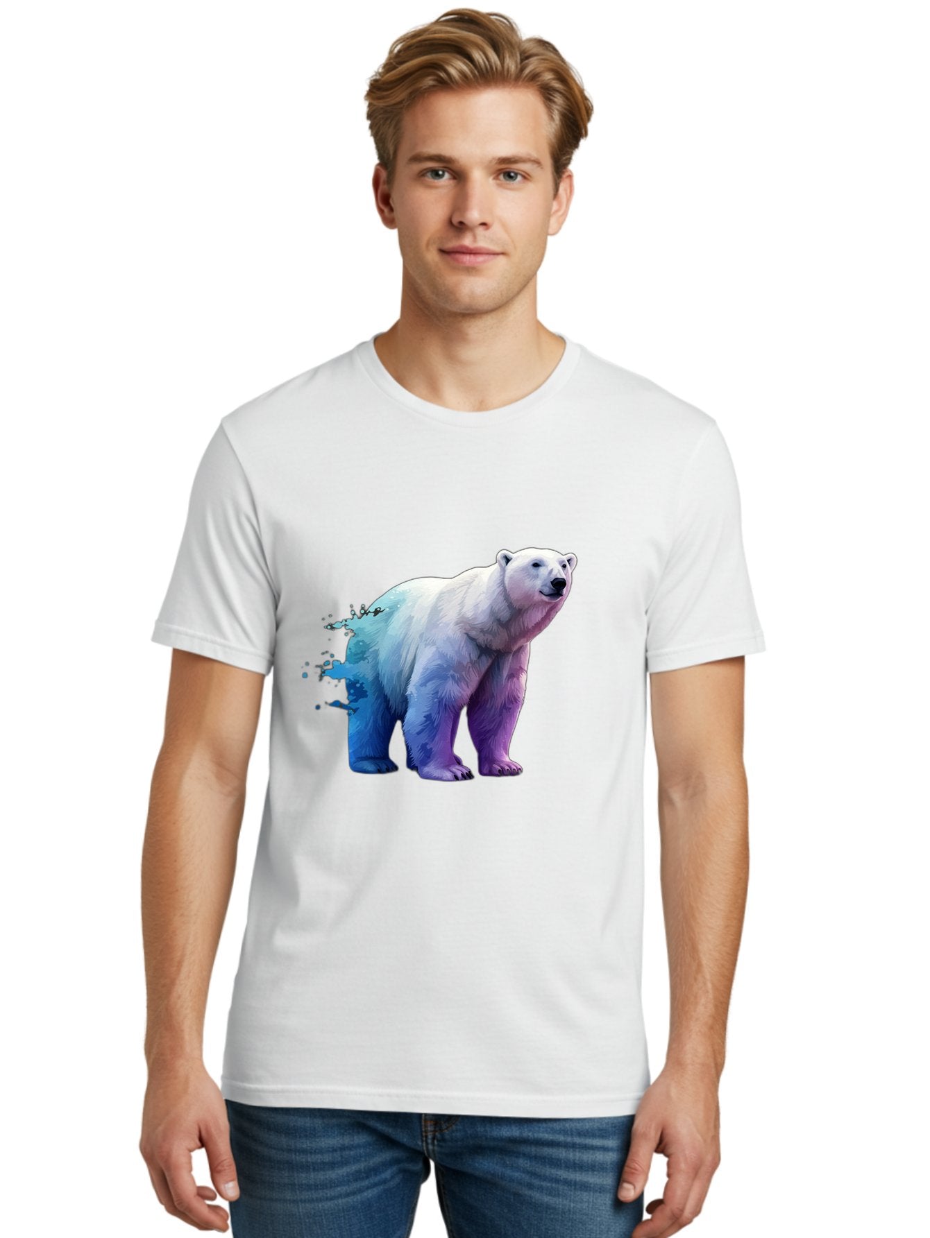 Polar-Bear-17 Men'S Graphic Tee, 100% Cotton, Comfortable Casual Summer Wear, Machine Washable, Vintage Camera, Old Camera, Antique Camera, Black Camera, Classic Photography, Photography Equipment, Nostalgic Device, Film Camera, Camera Art Baf370 16