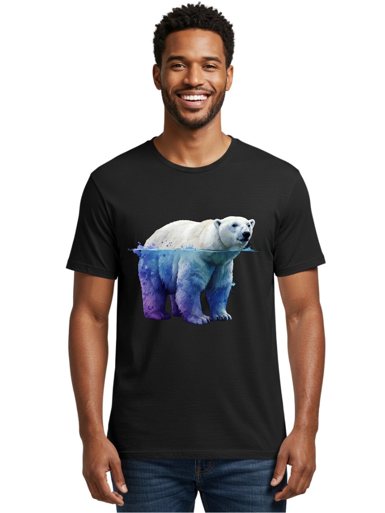 Polar-Bear-18 Men'S Graphic Tee, 100% Cotton, Comfortable Casual Summer Wear, Machine Washable, Vintage Camera, Old Camera, Antique Camera, Black Camera, Classic Photography, Photography Equipment, Nostalgic Device, Film Camera, Camera Art Baf371 29