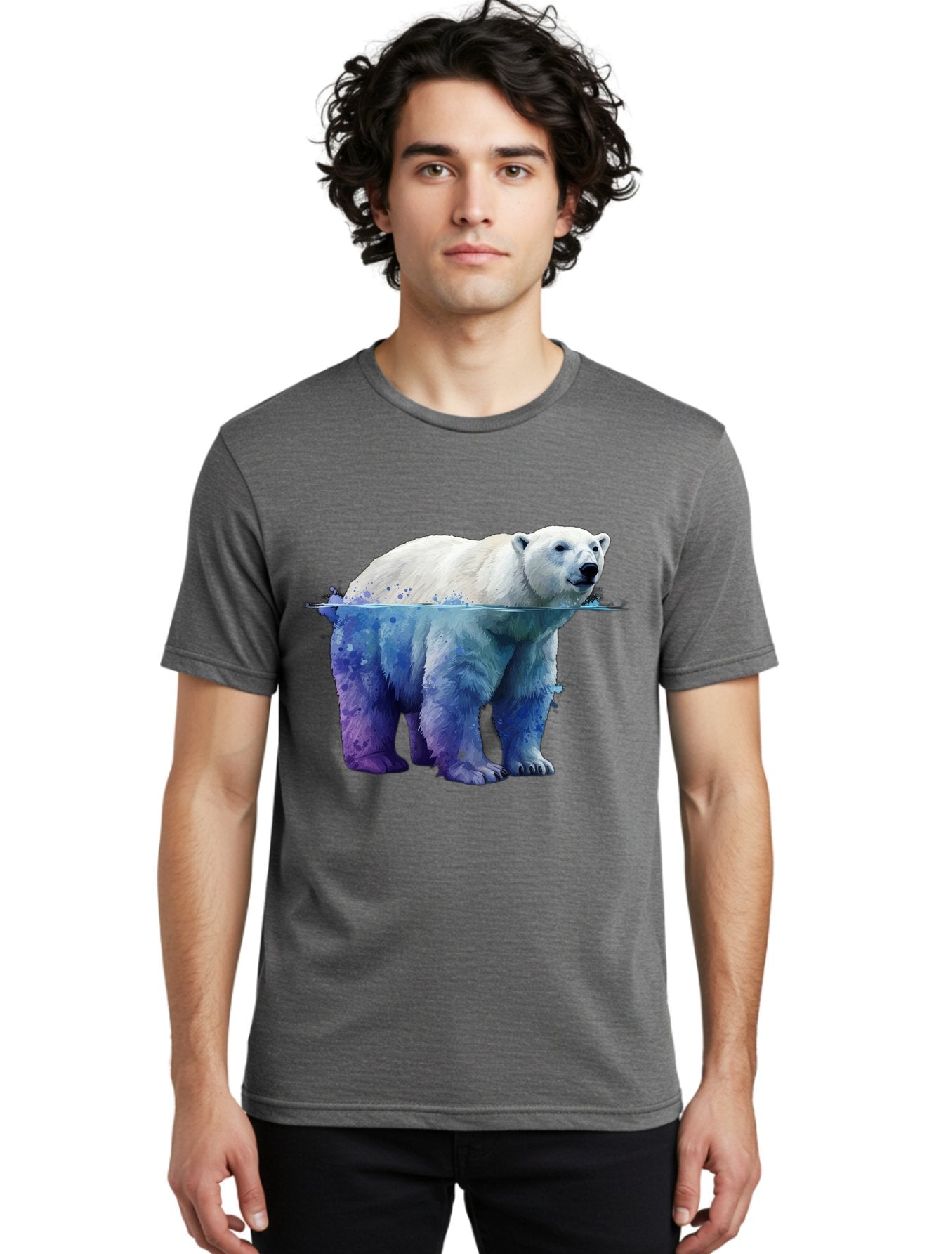 Polar-Bear-18 Men'S Graphic Tee, 100% Cotton, Comfortable Casual Summer Wear, Machine Washable, Vintage Camera, Old Camera, Antique Camera, Black Camera, Classic Photography, Photography Equipment, Nostalgic Device, Film Camera, Camera Art Baf371 18