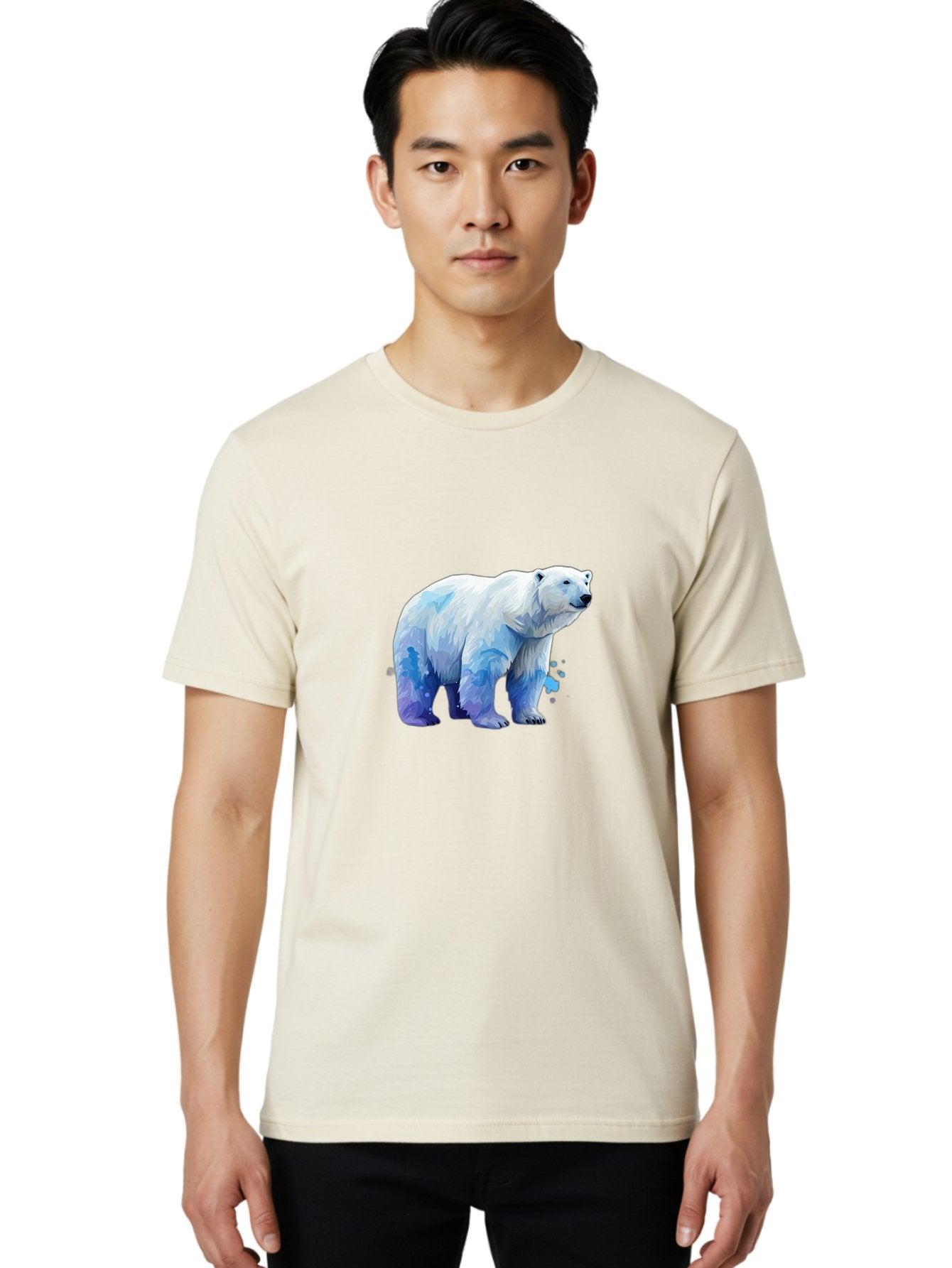 Polar-Bear-19 Men'S Graphic Tee, 100% Cotton, Comfortable Casual Summer Wear, Machine Washable, Vintage Camera, Old Camera, Antique Camera, Black Camera, Classic Photography, Photography Equipment, Nostalgic Device, Film Camera, Camera Art Baf372 27