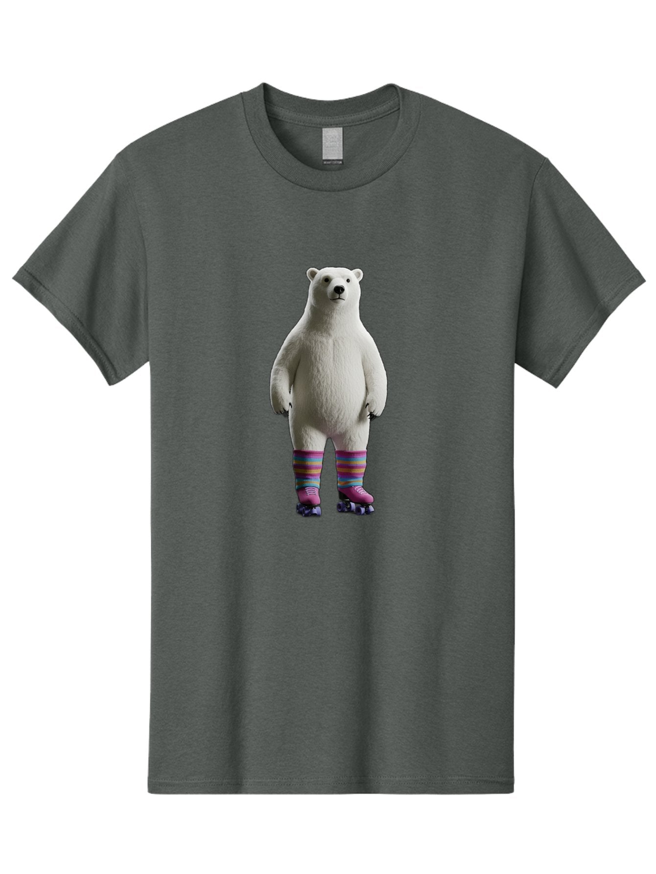 Polar-Bear-2 Men'S Graphic Tee, 100% Cotton, Comfortable Casual Summer Wear, Machine Washable, Vintage Camera, Old Camera, Antique Camera, Black Camera, Classic Photography, Photography Equipment, Nostalgic Device, Film Camera, Camera Art Baf373