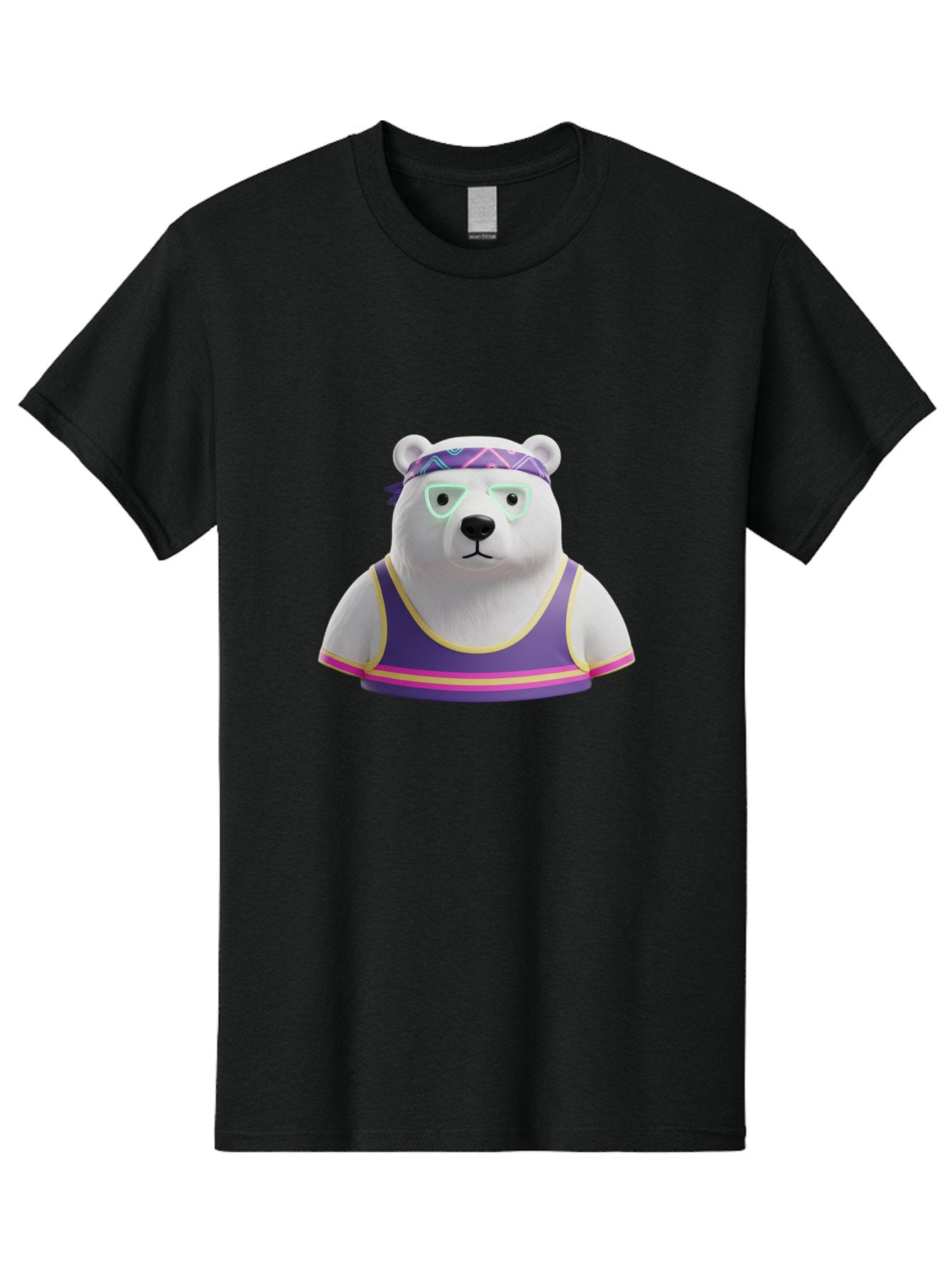 Polar-Bear-3 Men'S Graphic Tee, 100% Cotton, Comfortable Casual Summer Wear, Machine Washable, Vintage Camera, Old Camera, Antique Camera, Black Camera, Classic Photography, Photography Equipment, Nostalgic Device, Film Camera, Camera Art Baf375 14