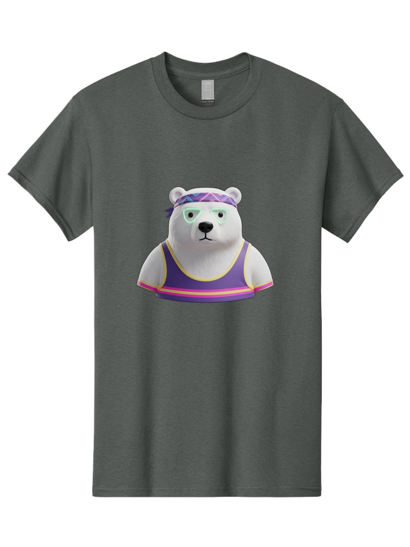 Polar-Bear-3 Men'S Graphic Tee, 100% Cotton, Comfortable Casual Summer Wear, Machine Washable, Vintage Camera, Old Camera, Antique Camera, Black Camera, Classic Photography, Photography Equipment, Nostalgic Device, Film Camera, Camera Art Baf375