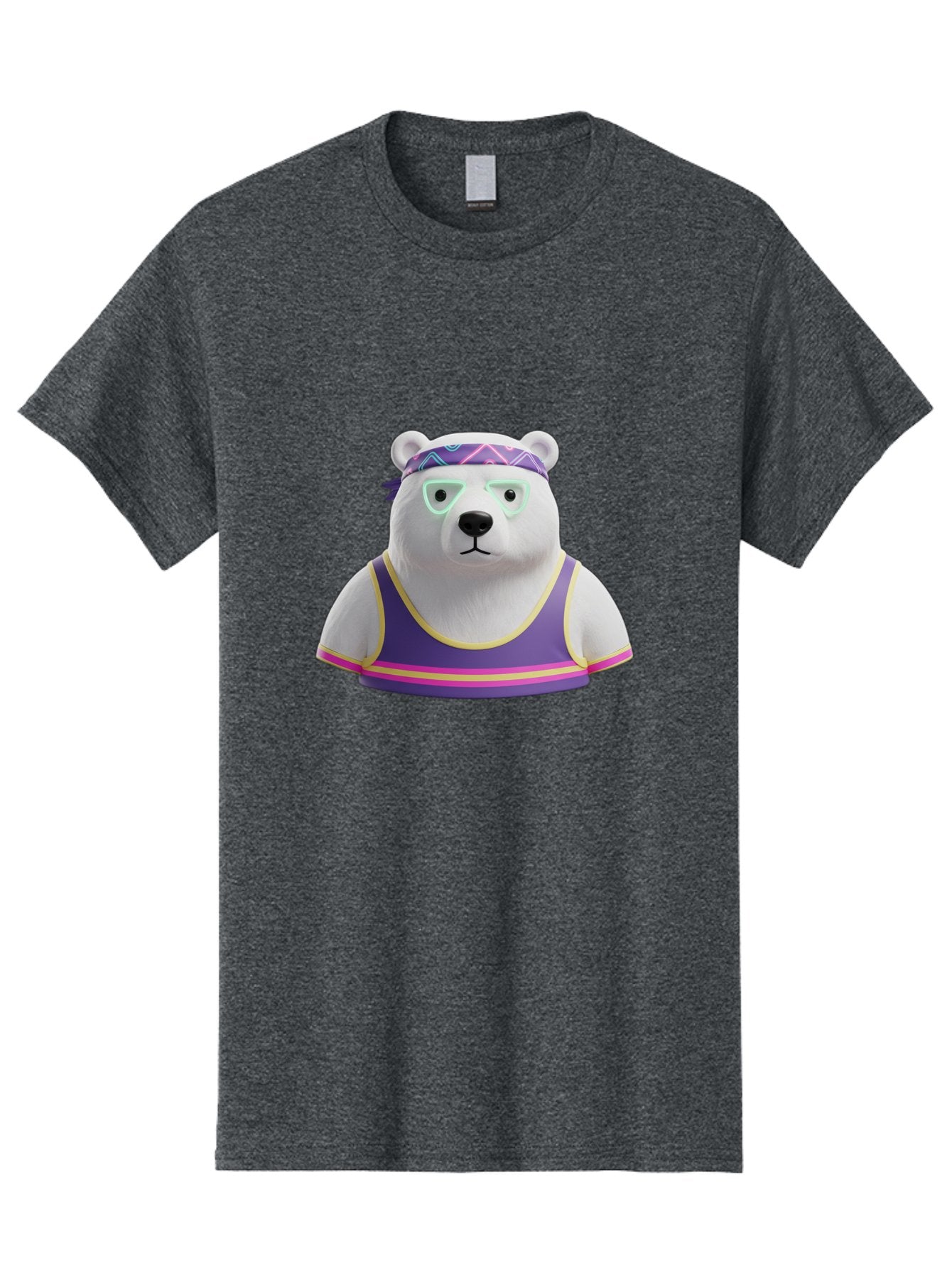 Polar-Bear-3 Men'S Graphic Tee, 100% Cotton, Comfortable Casual Summer Wear, Machine Washable, Vintage Camera, Old Camera, Antique Camera, Black Camera, Classic Photography, Photography Equipment, Nostalgic Device, Film Camera, Camera Art Baf375 3