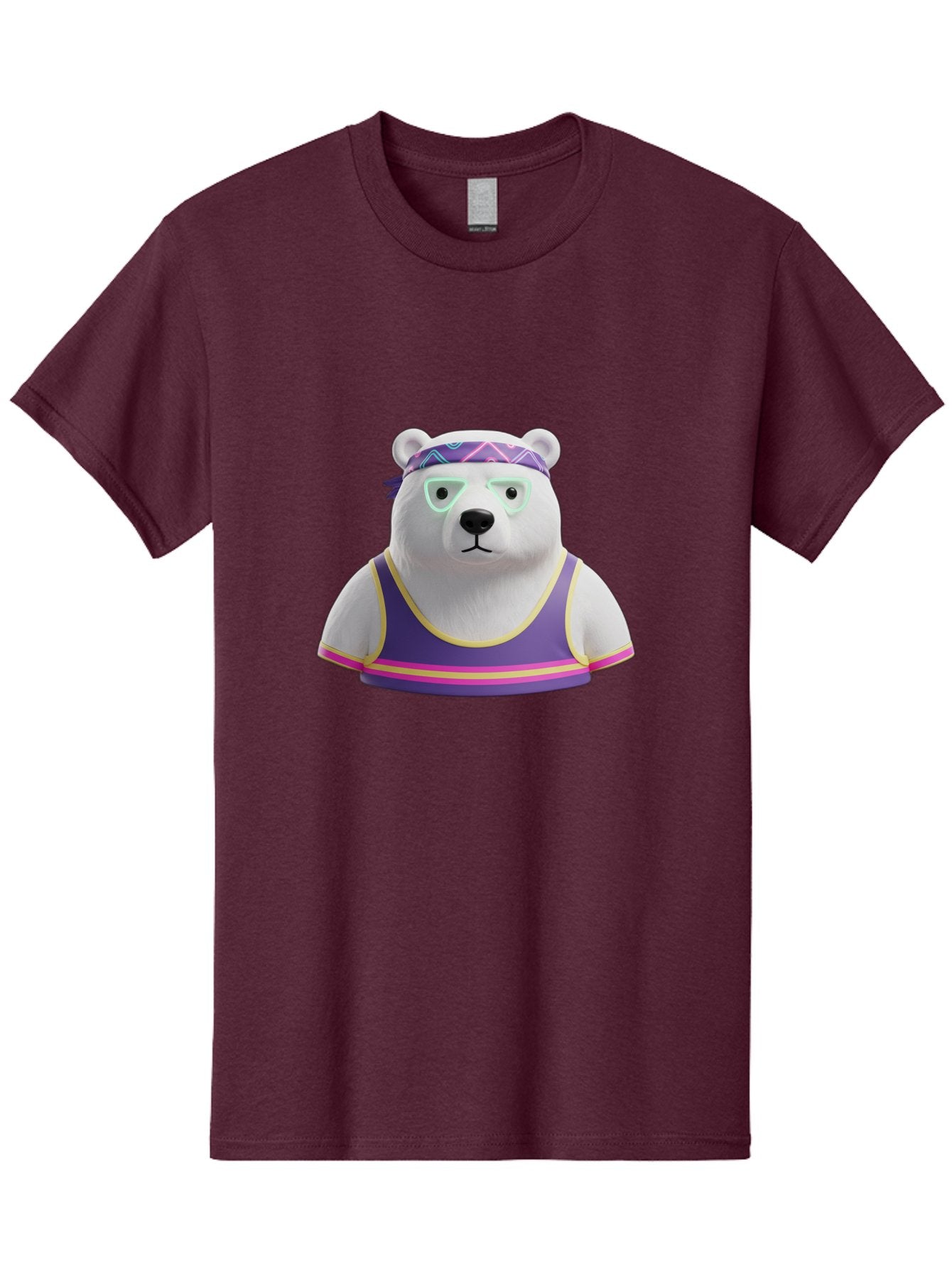 Polar-Bear-3 Men'S Graphic Tee, 100% Cotton, Comfortable Casual Summer Wear, Machine Washable, Vintage Camera, Old Camera, Antique Camera, Black Camera, Classic Photography, Photography Equipment, Nostalgic Device, Film Camera, Camera Art Baf375 12