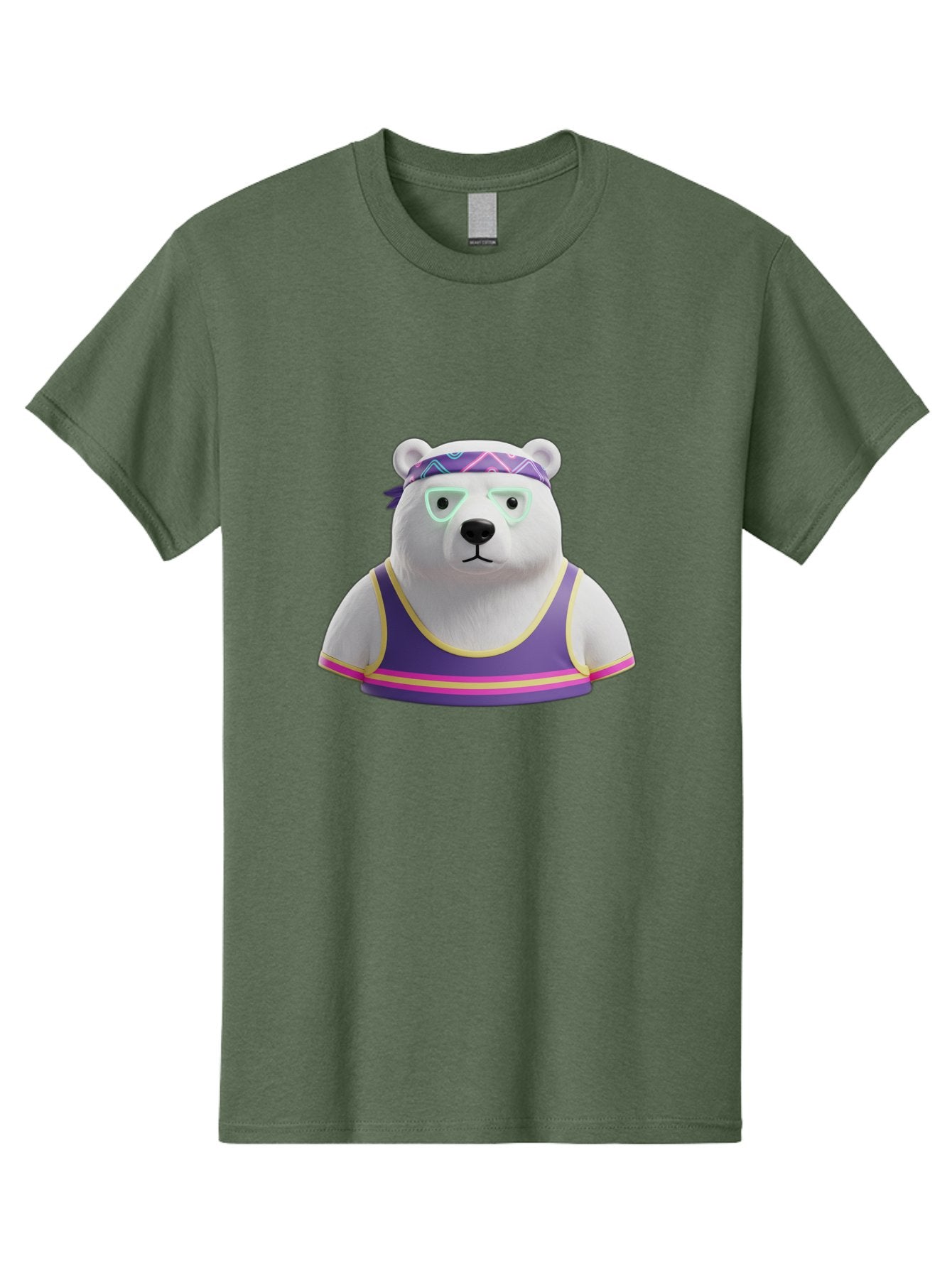 Polar-Bear-3 Men'S Graphic Tee, 100% Cotton, Comfortable Casual Summer Wear, Machine Washable, Vintage Camera, Old Camera, Antique Camera, Black Camera, Classic Photography, Photography Equipment, Nostalgic Device, Film Camera, Camera Art Baf375
