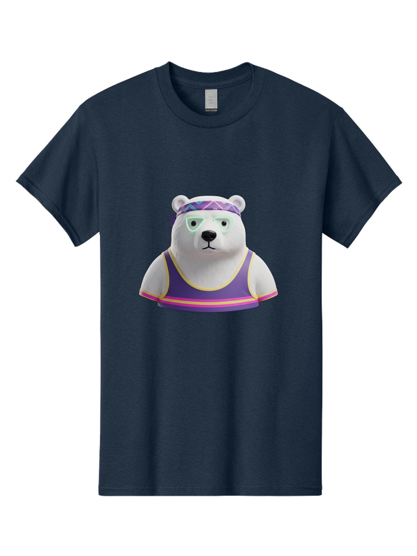 Polar-Bear-3 Men'S Graphic Tee, 100% Cotton, Comfortable Casual Summer Wear, Machine Washable, Vintage Camera, Old Camera, Antique Camera, Black Camera, Classic Photography, Photography Equipment, Nostalgic Device, Film Camera, Camera Art Baf375 8