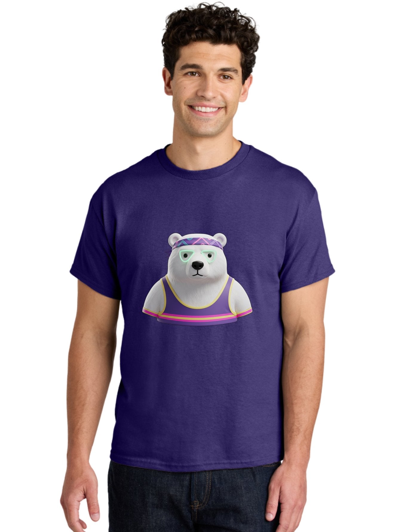 Polar-Bear-3 Men'S Graphic Tee, 100% Cotton, Comfortable Casual Summer Wear, Machine Washable, Vintage Camera, Old Camera, Antique Camera, Black Camera, Classic Photography, Photography Equipment, Nostalgic Device, Film Camera, Camera Art Baf375 26