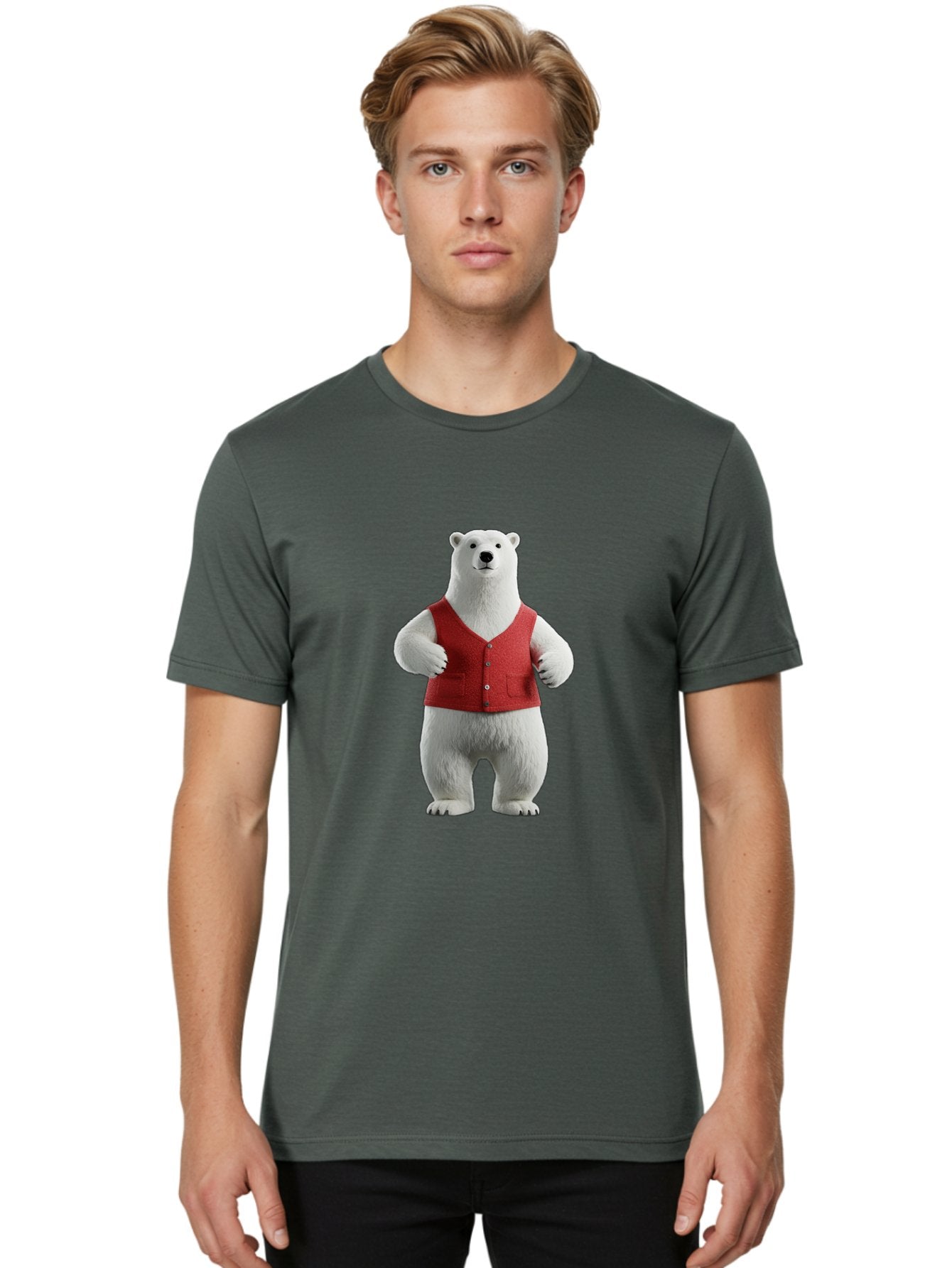 Polar-Bear-7 Men'S Graphic Tee, 100% Cotton, Comfortable Casual Summer Wear, Machine Washable, Vintage Camera, Old Camera, Antique Camera, Black Camera, Classic Photography, Photography Equipment, Nostalgic Device, Film Camera, Camera Art Baf379 26