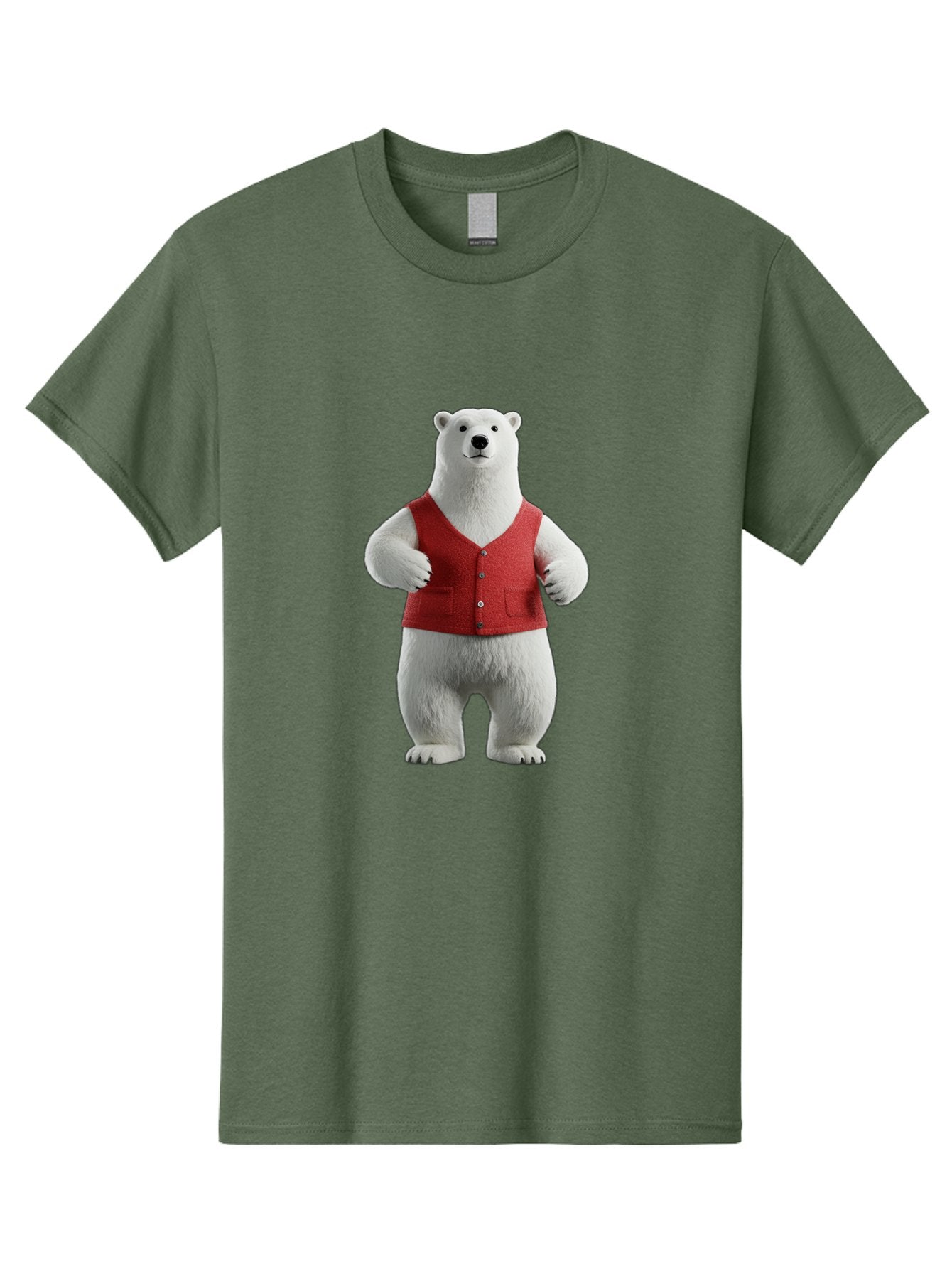 Polar-Bear-7 Men'S Graphic Tee, 100% Cotton, Comfortable Casual Summer Wear, Machine Washable, Vintage Camera, Old Camera, Antique Camera, Black Camera, Classic Photography, Photography Equipment, Nostalgic Device, Film Camera, Camera Art Baf379